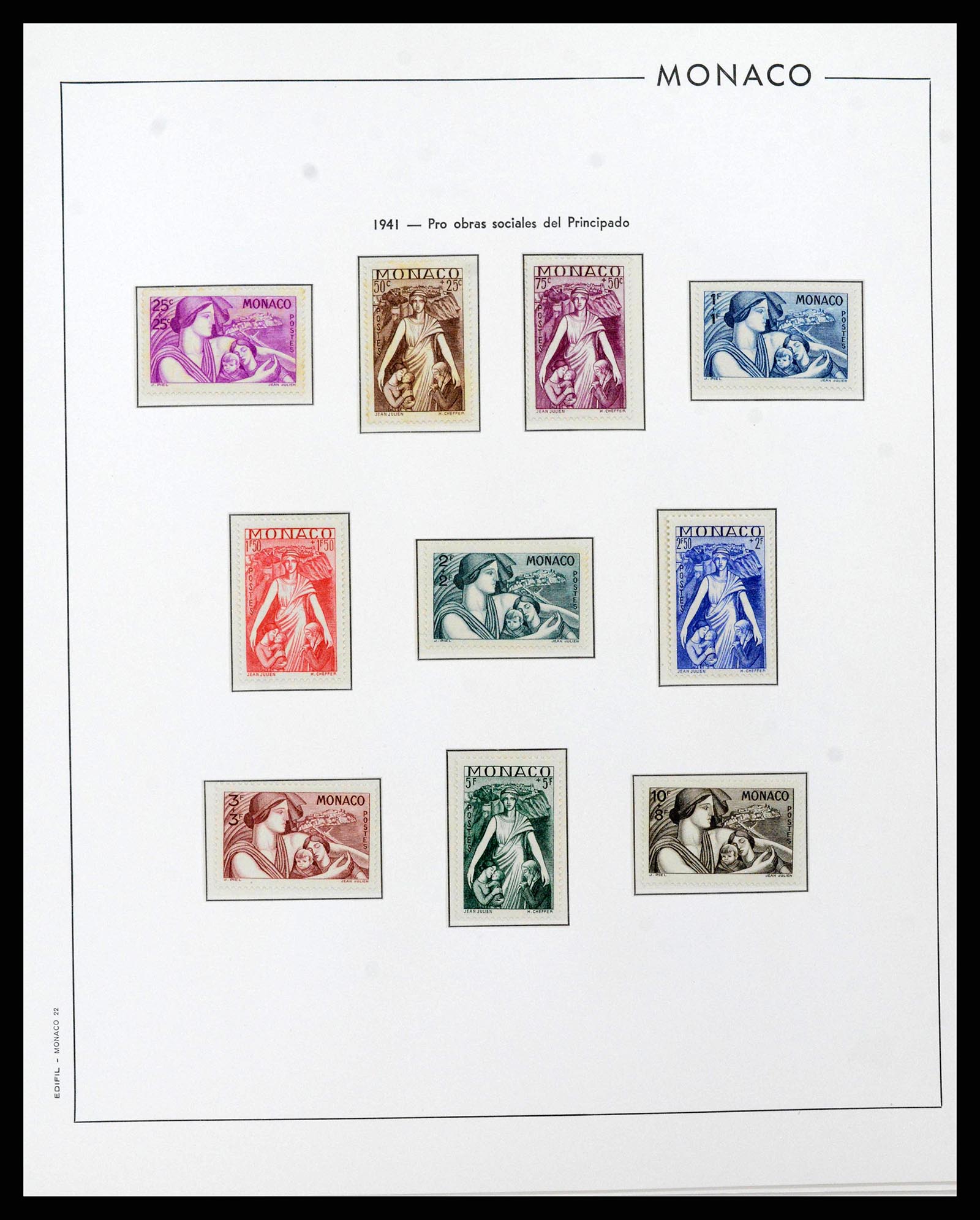 38283 0021 - Stamp collection 38283 Monaco 1885-1989.