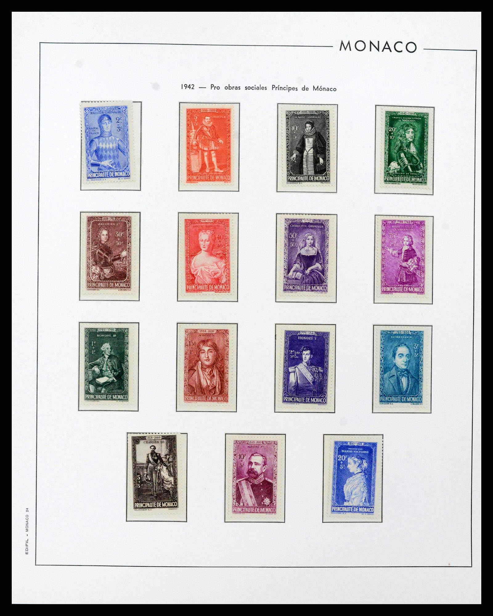 38283 0023 - Stamp collection 38283 Monaco 1885-1989.