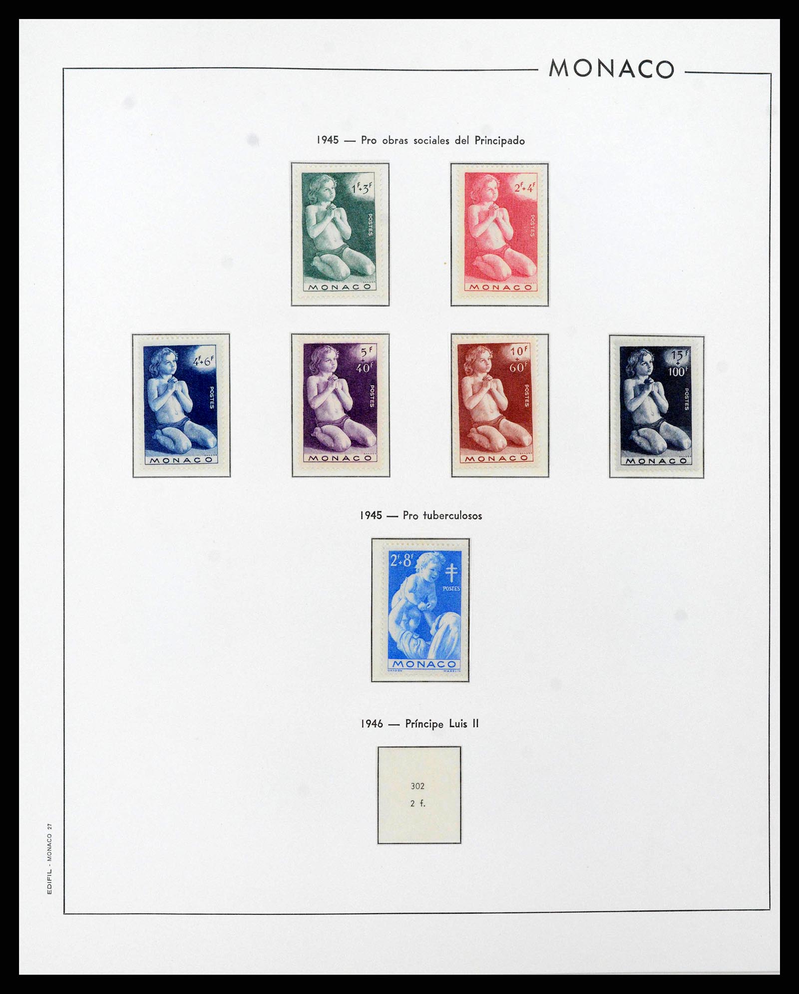 38283 0026 - Stamp collection 38283 Monaco 1885-1989.
