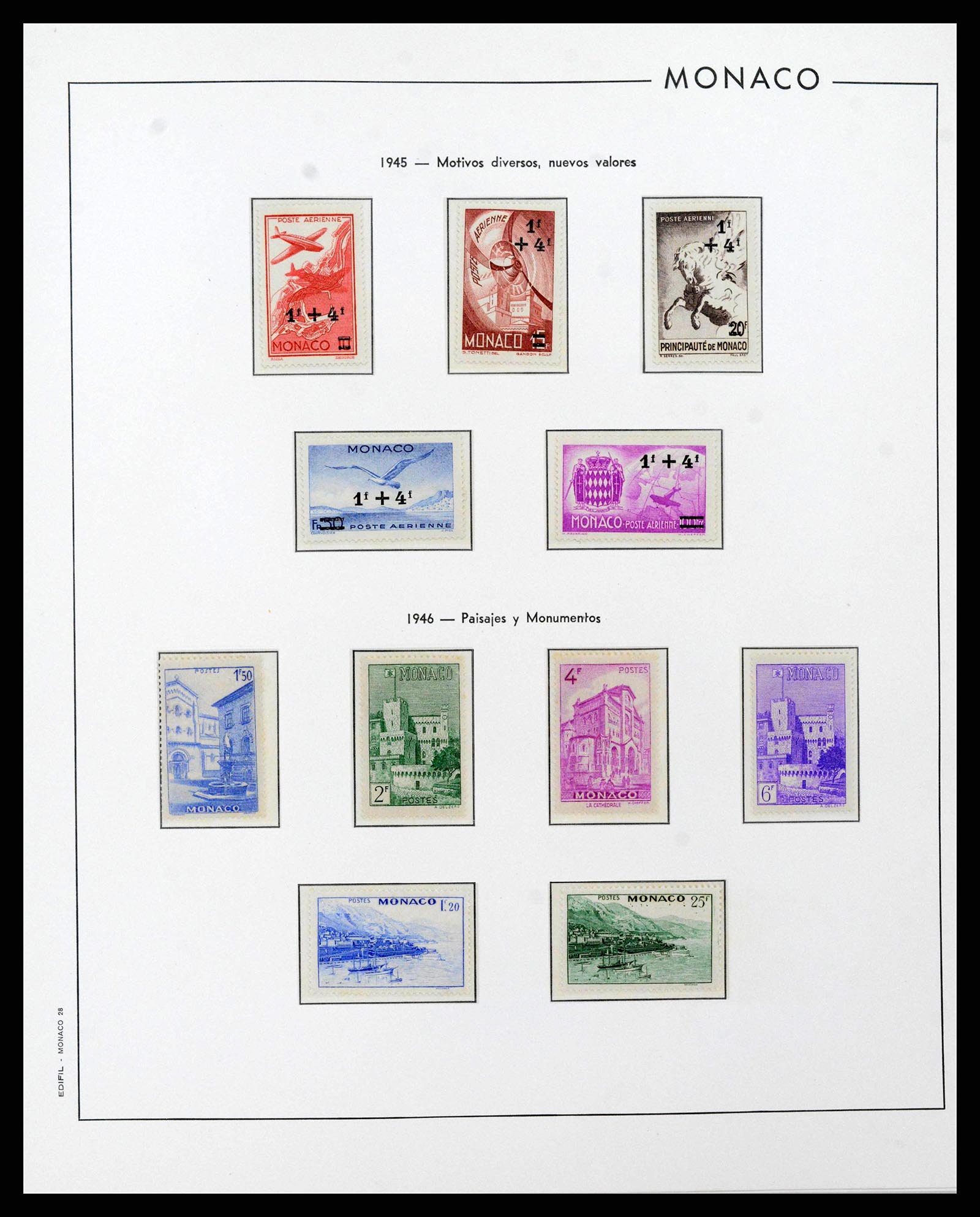 38283 0027 - Stamp collection 38283 Monaco 1885-1989.