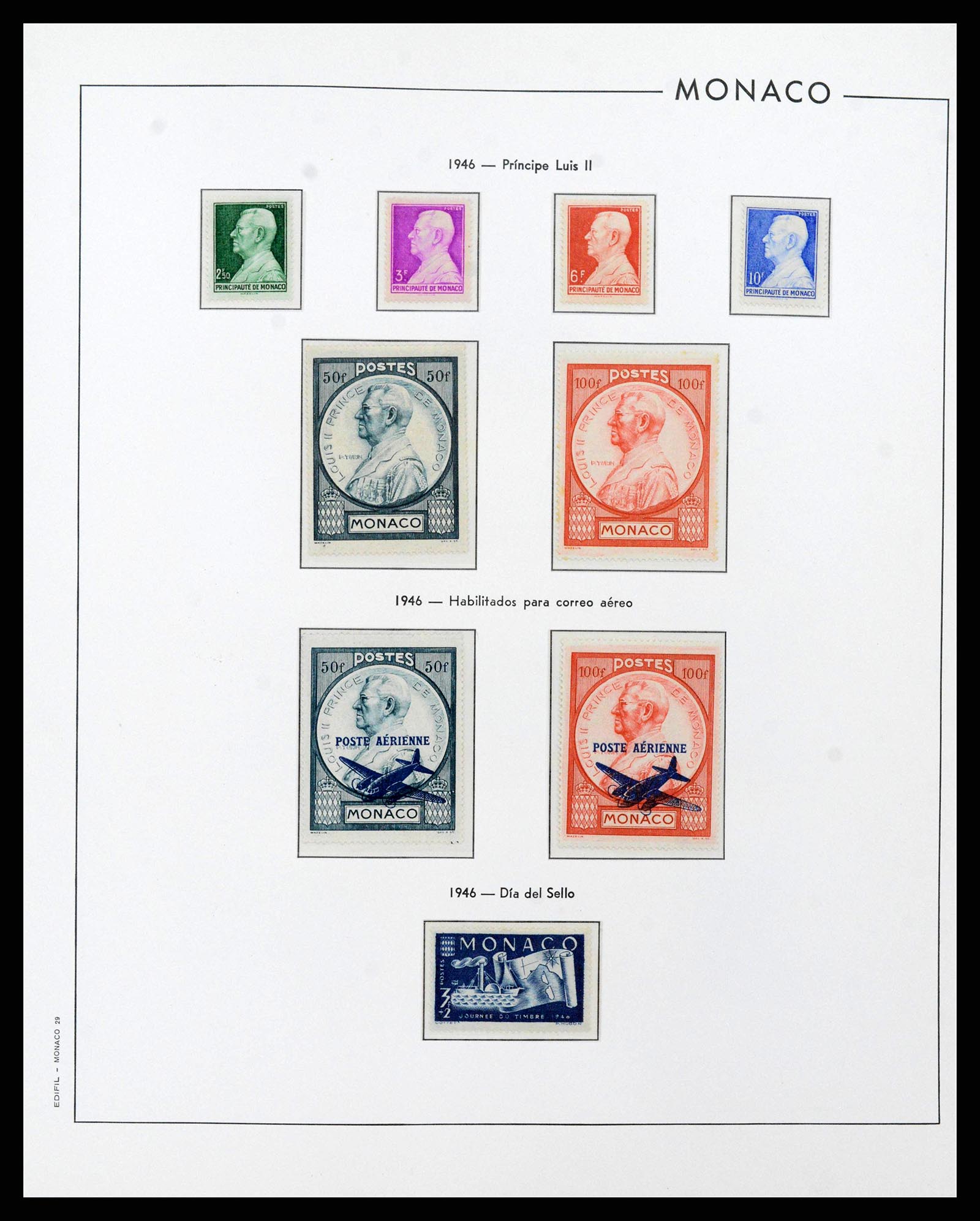 38283 0028 - Stamp collection 38283 Monaco 1885-1989.