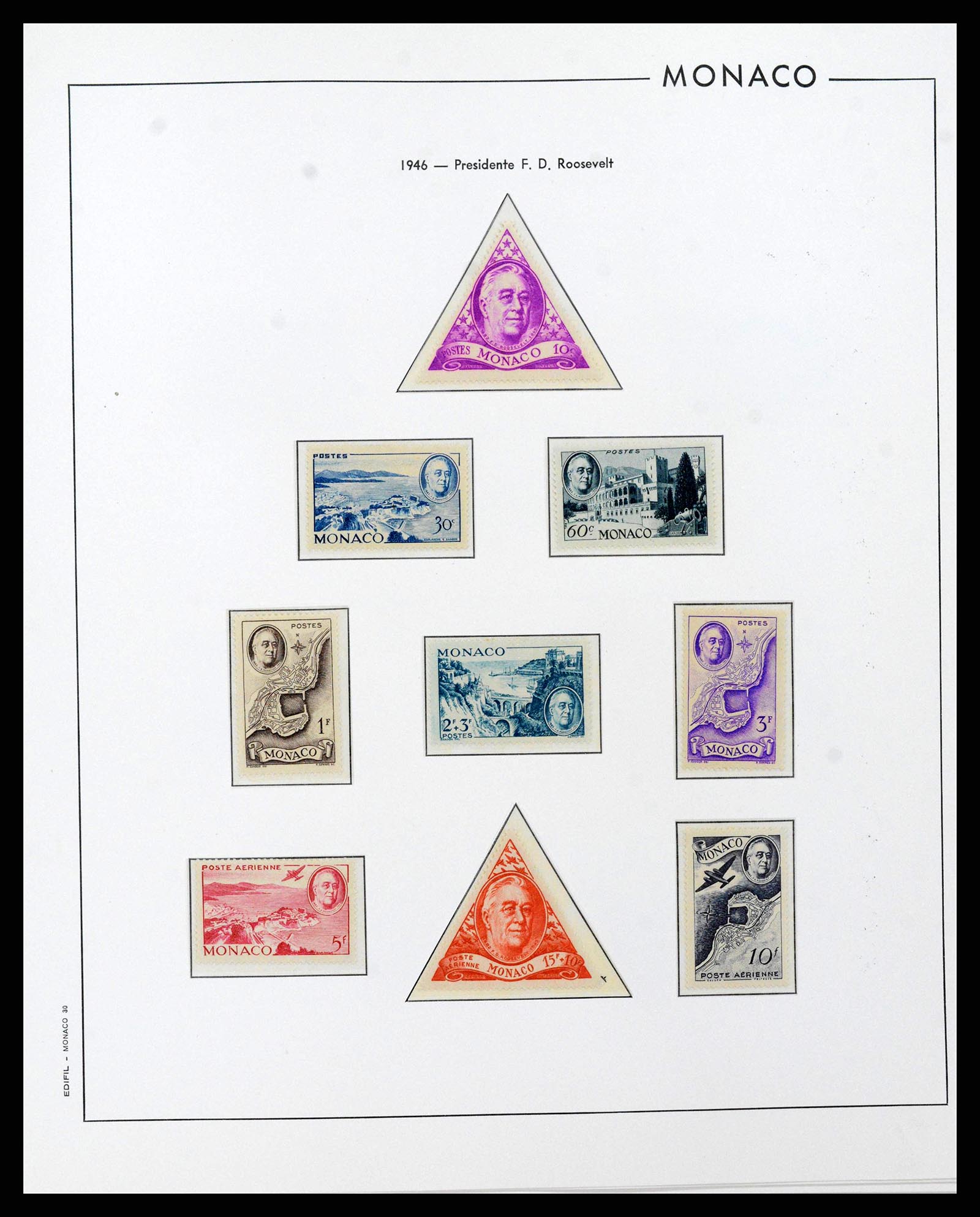 38283 0029 - Stamp collection 38283 Monaco 1885-1989.
