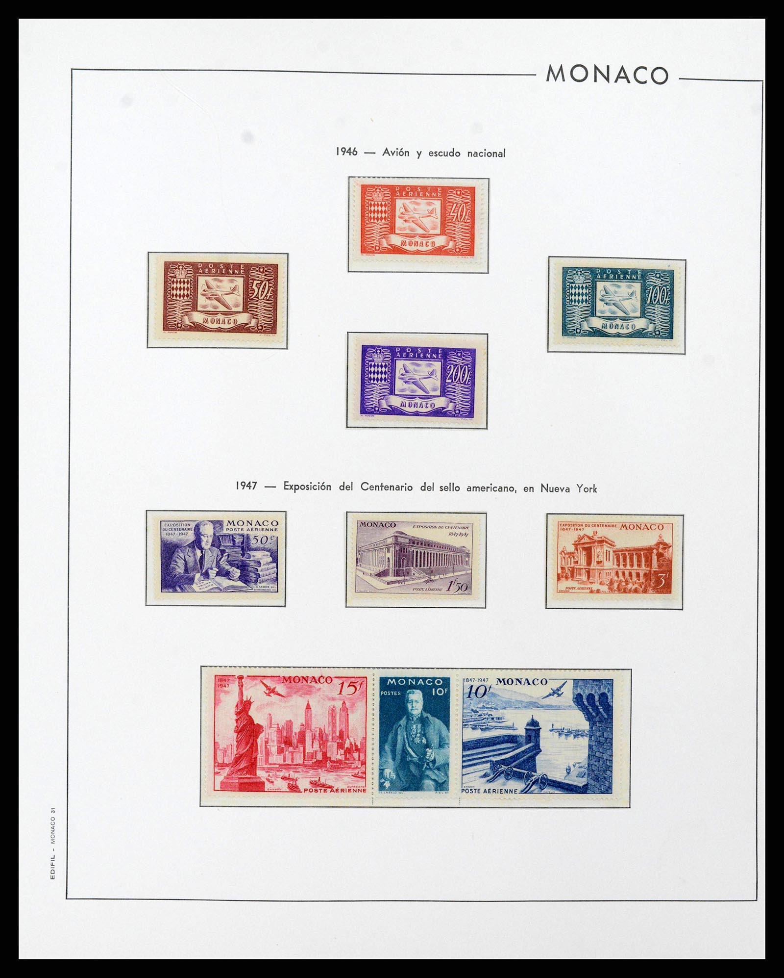 38283 0030 - Stamp collection 38283 Monaco 1885-1989.