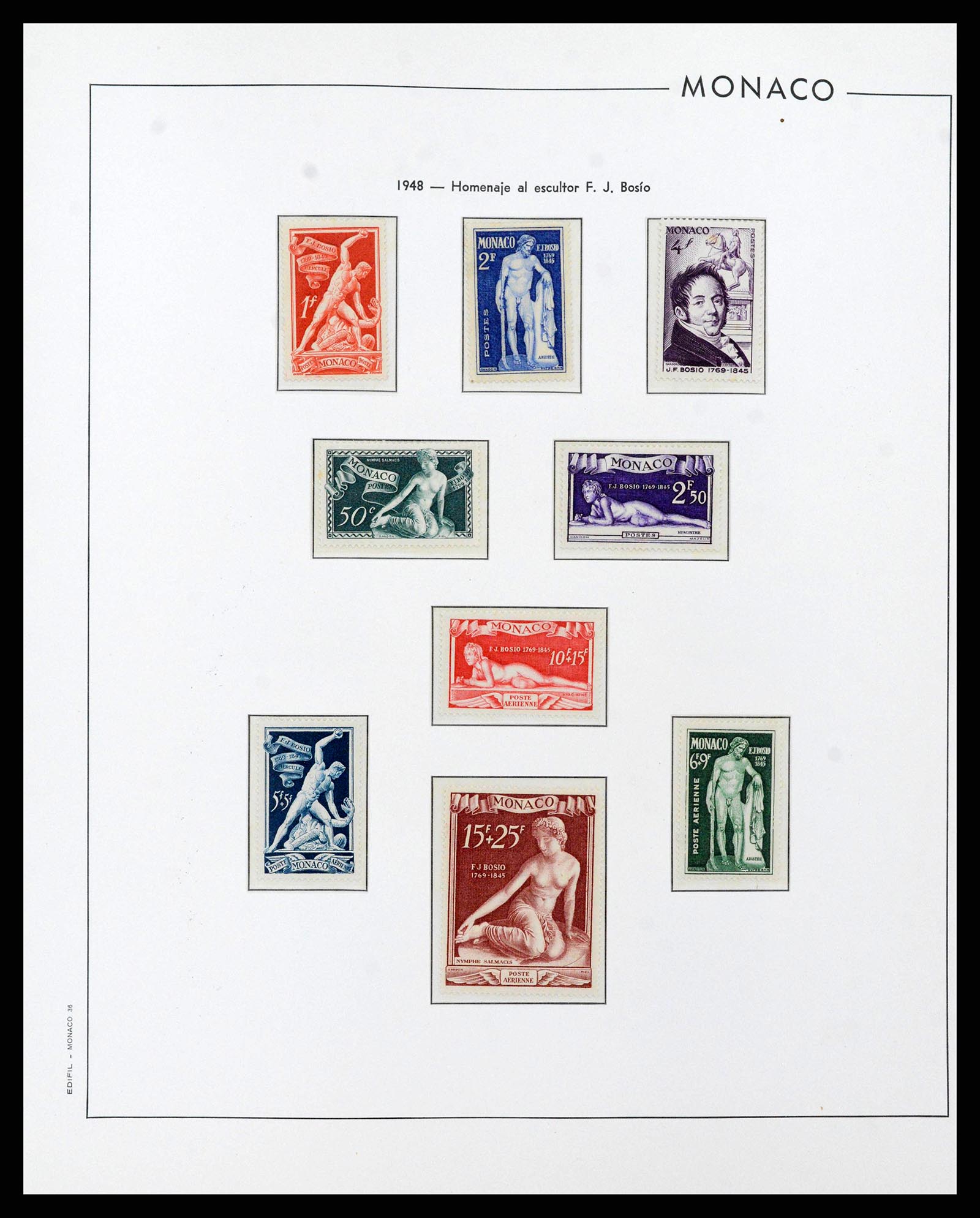 38283 0032 - Stamp collection 38283 Monaco 1885-1989.