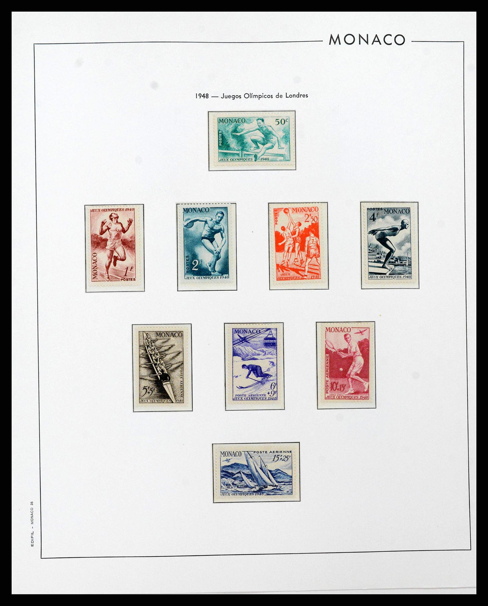 38283 0033 - Stamp collection 38283 Monaco 1885-1989.