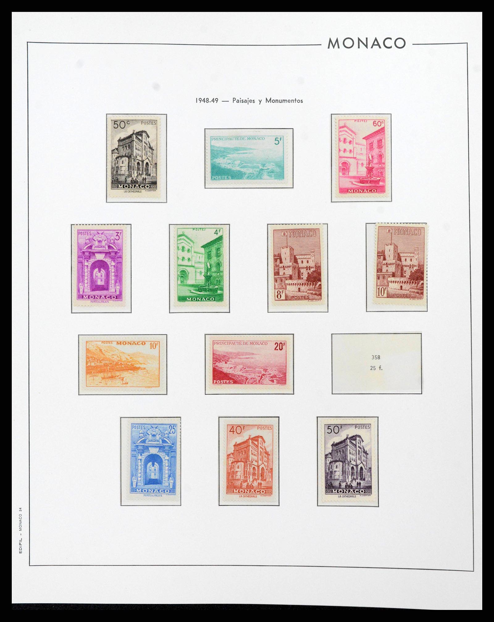 38283 0035 - Stamp collection 38283 Monaco 1885-1989.