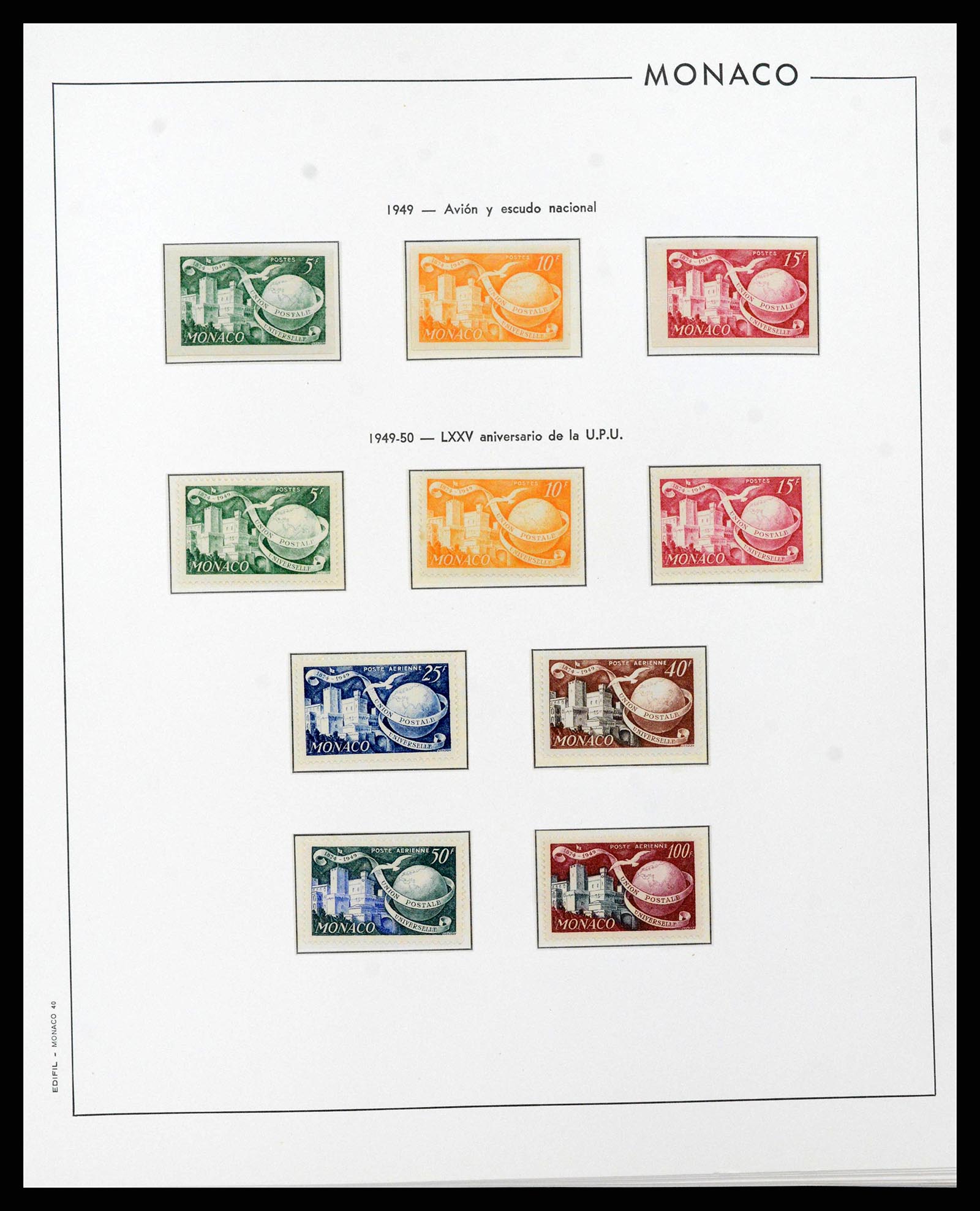 38283 0037 - Stamp collection 38283 Monaco 1885-1989.