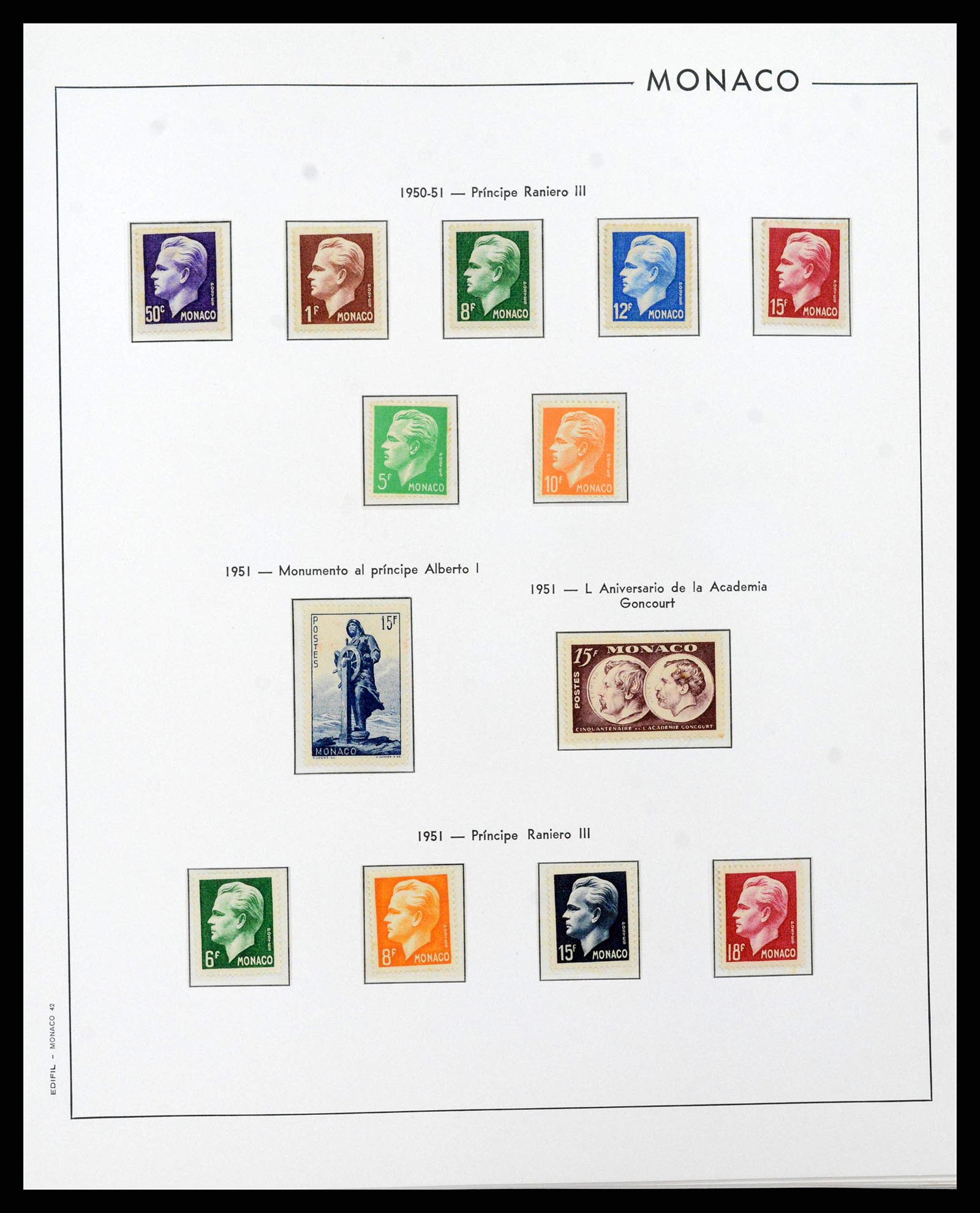 38283 0039 - Stamp collection 38283 Monaco 1885-1989.