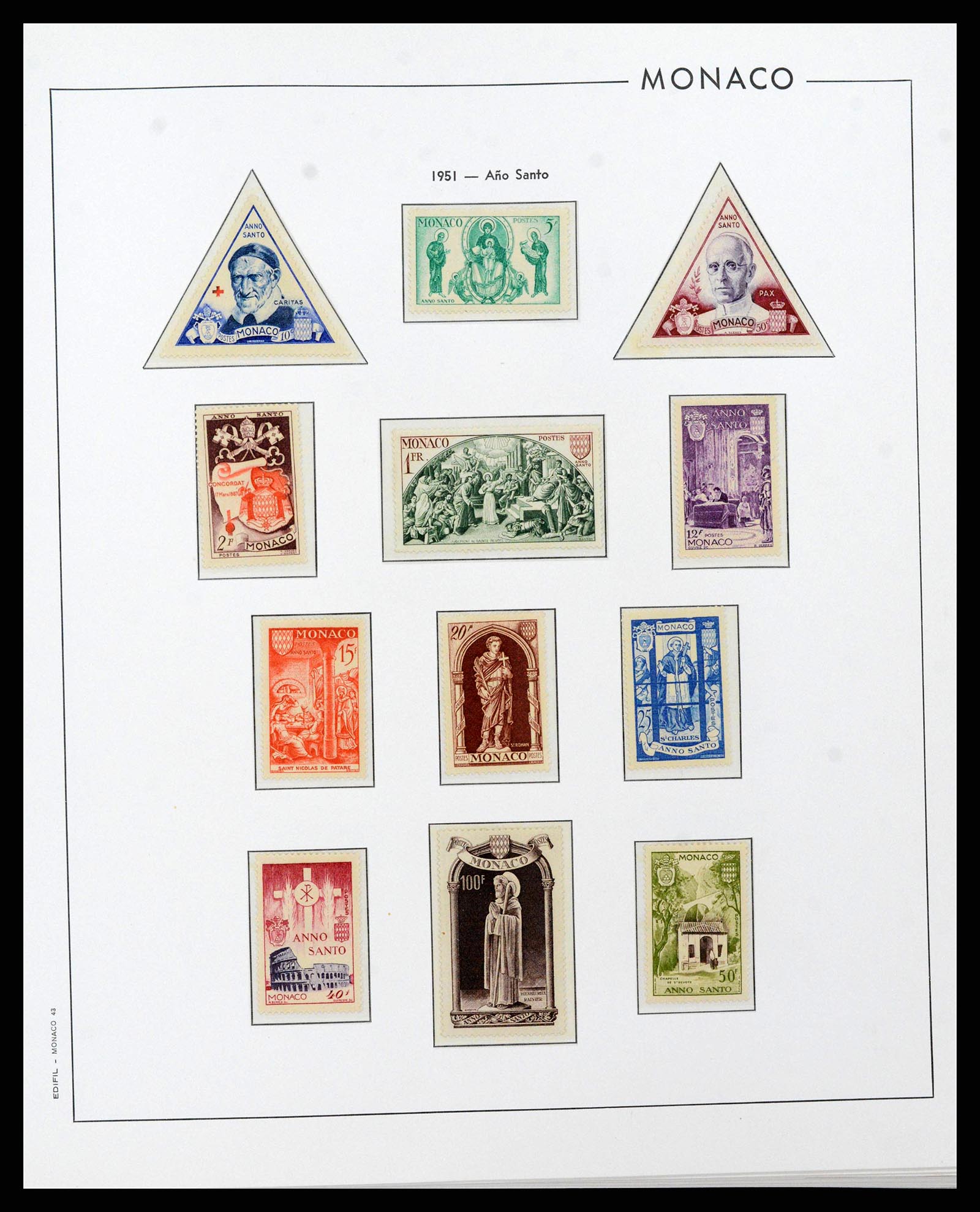 38283 0040 - Stamp collection 38283 Monaco 1885-1989.