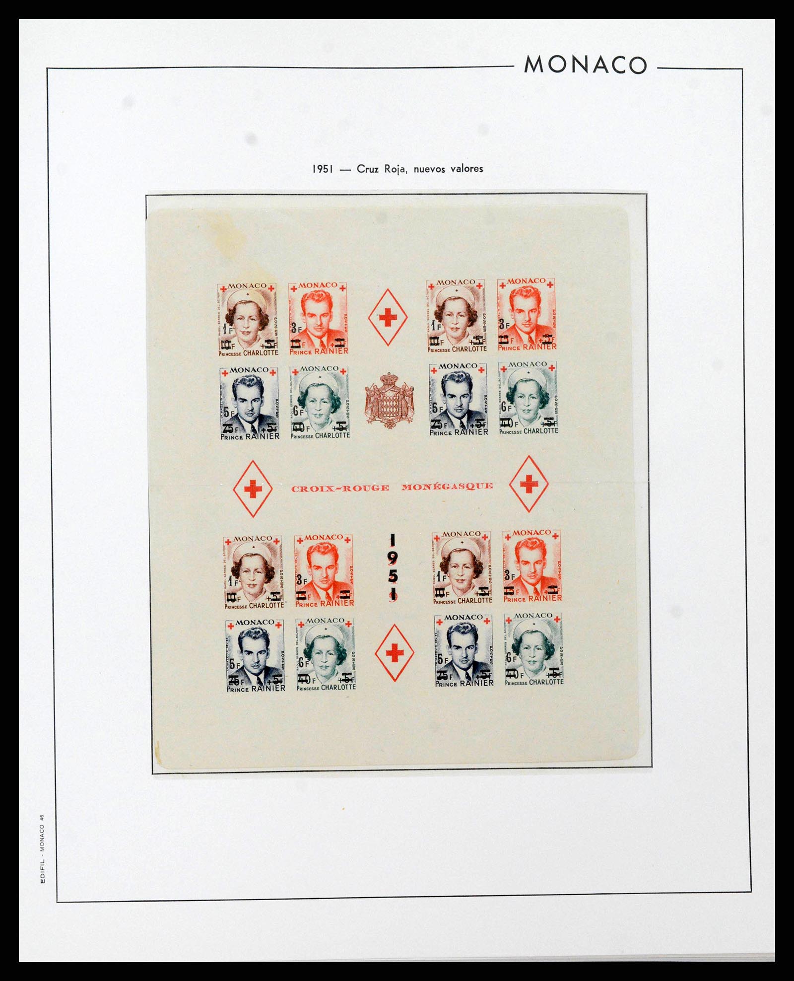 38283 0042 - Postzegelverzameling 38283 Monaco 1885-1989.