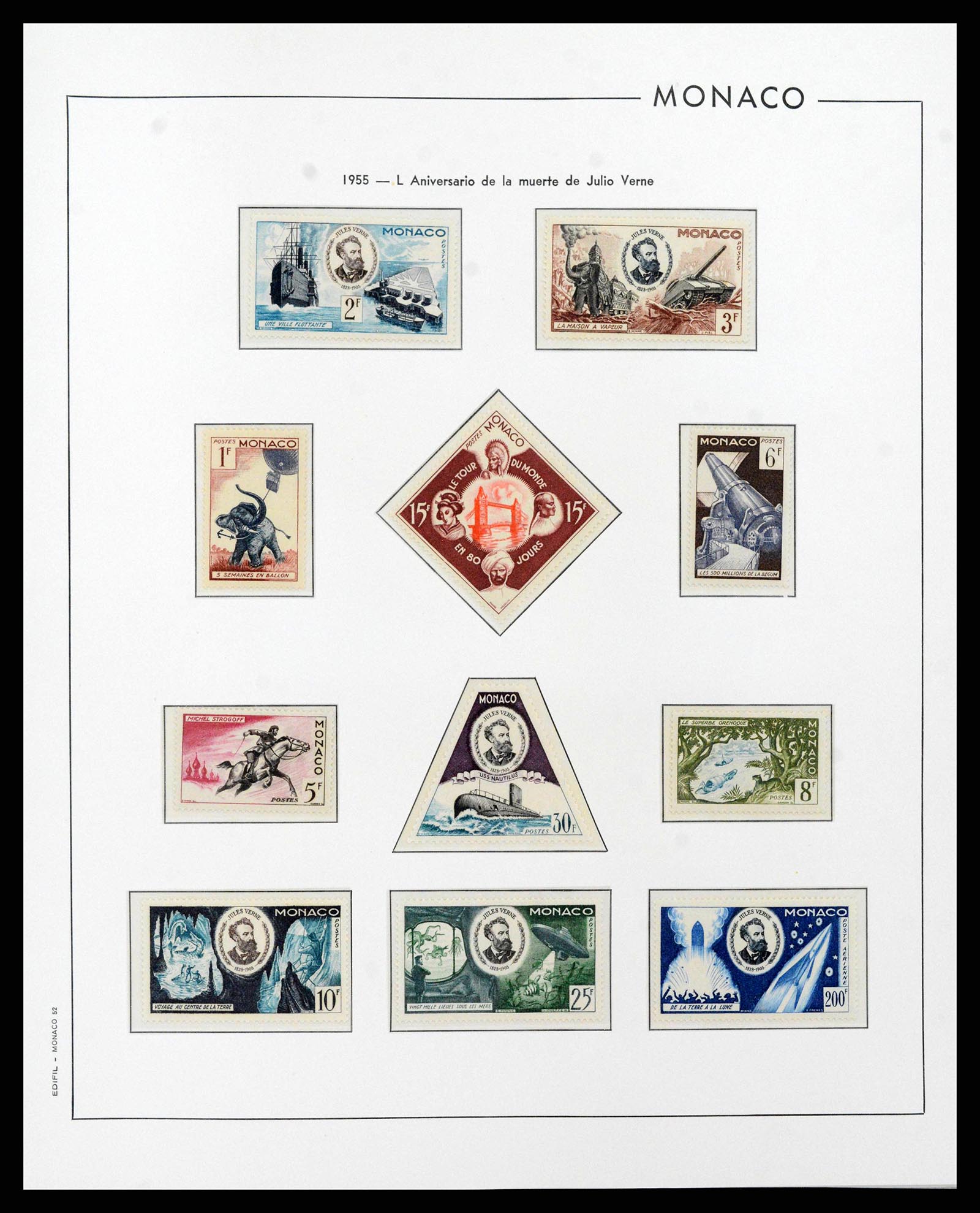 38283 0049 - Postzegelverzameling 38283 Monaco 1885-1989.
