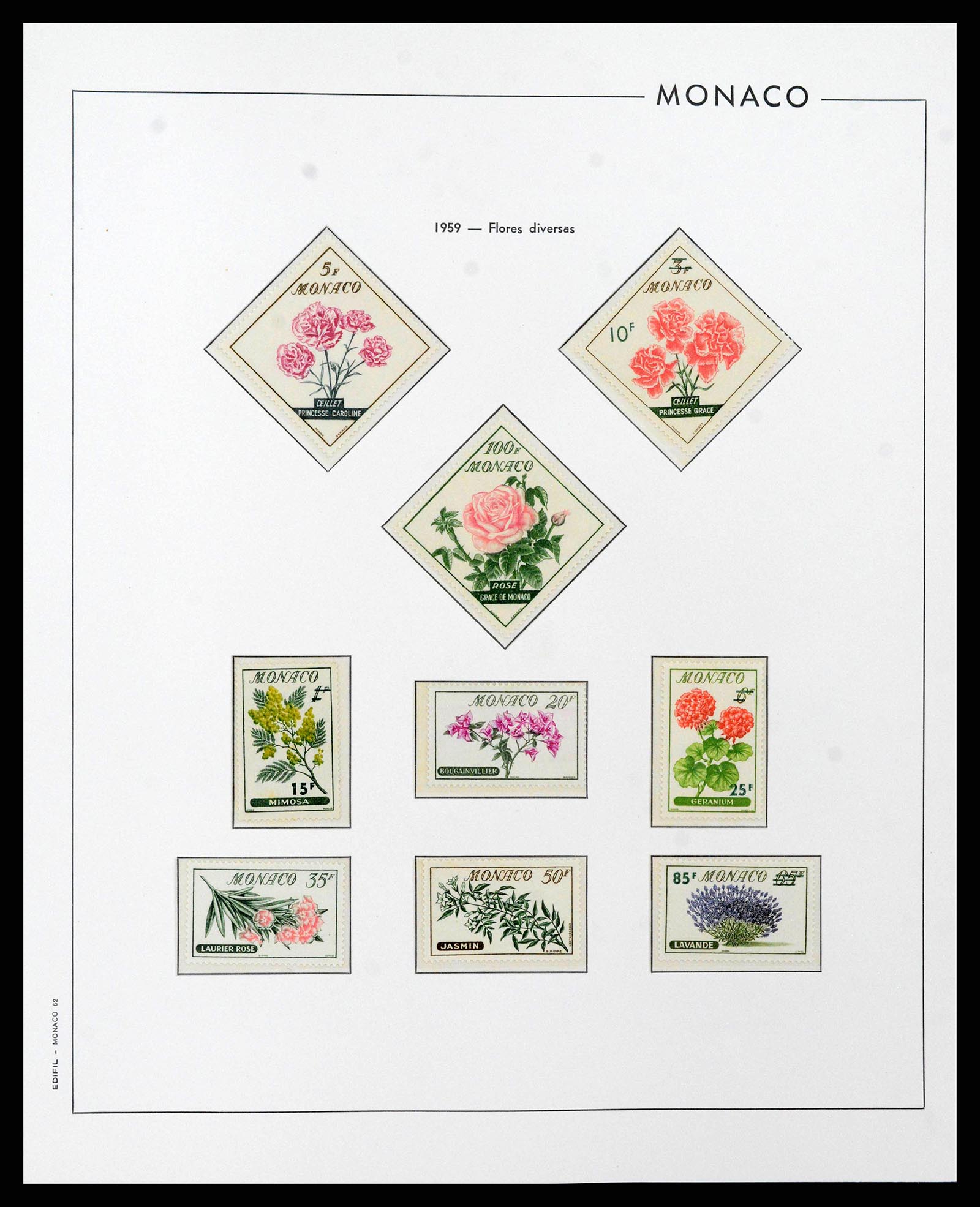 38283 0058 - Postzegelverzameling 38283 Monaco 1885-1989.