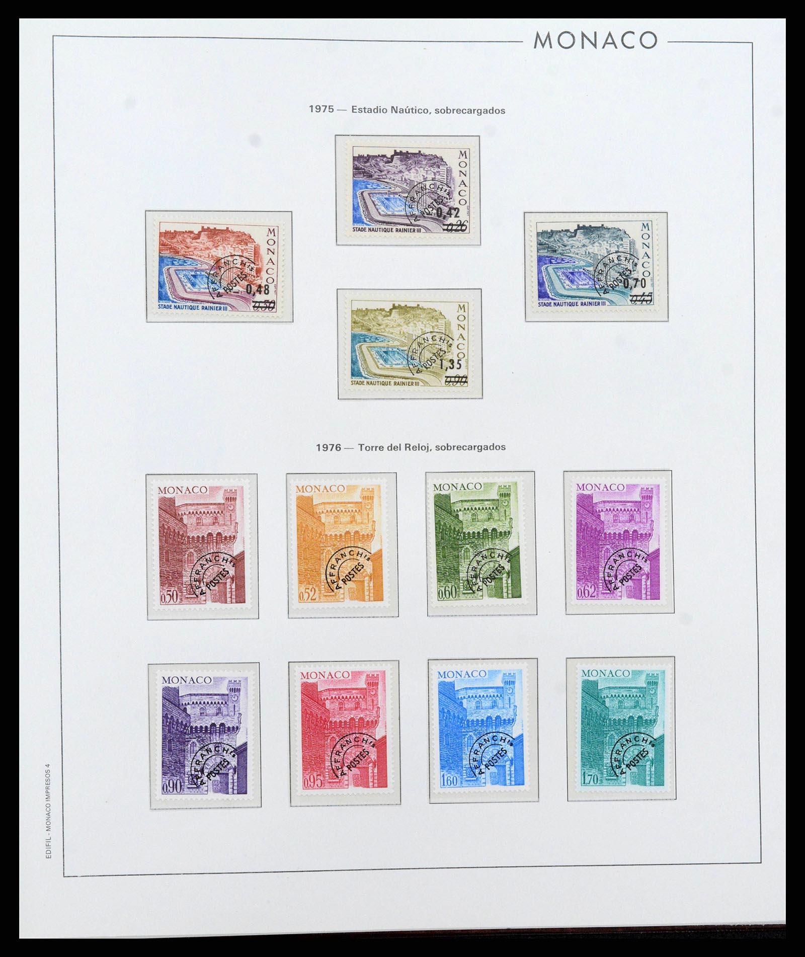 38283 0225 - Stamp collection 38283 Monaco 1885-1989.