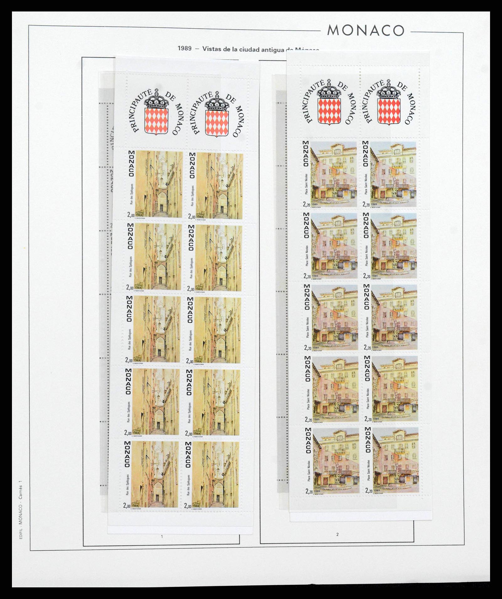 38283 0235 - Stamp collection 38283 Monaco 1885-1989.