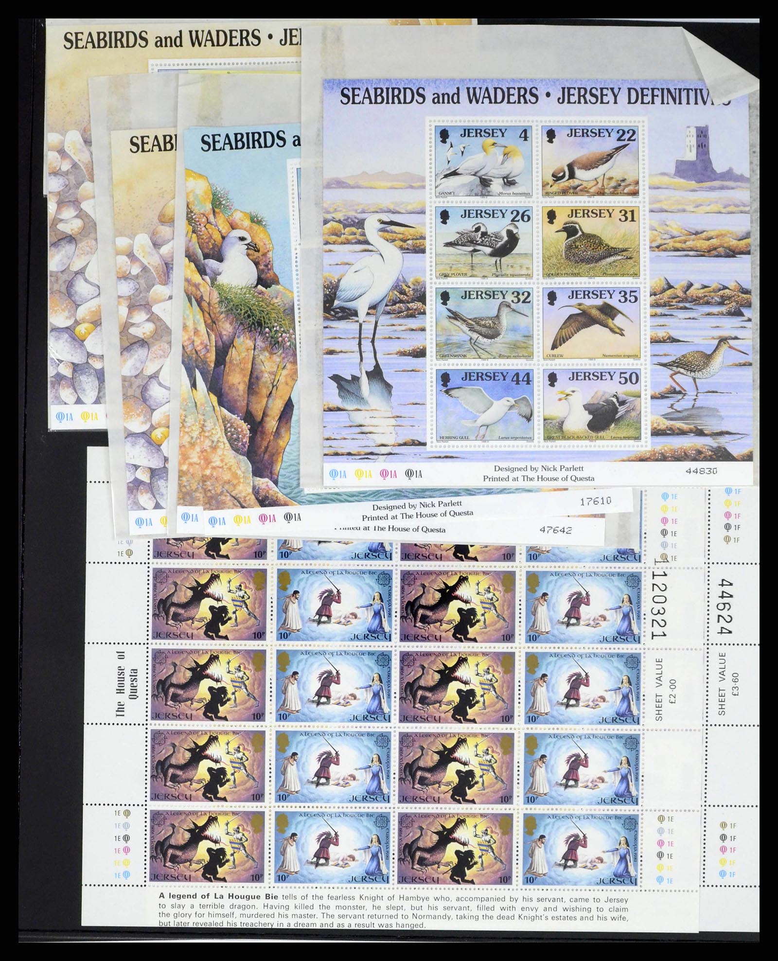 38284 0007 - Postzegelverzameling 38284 Jersey 1975-2000.