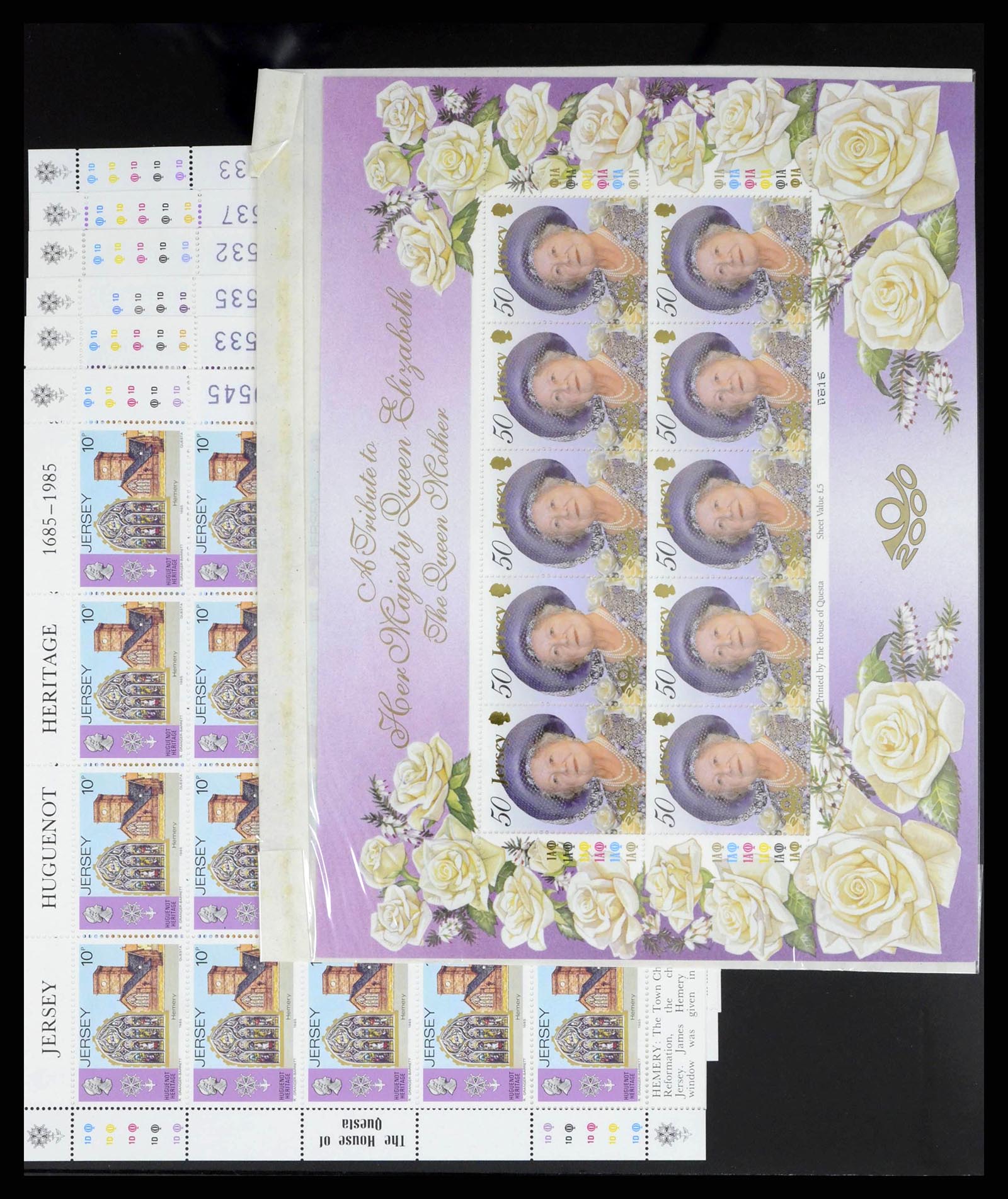 38284 0013 - Stamp collection 38284 Jersey 1975-2000.