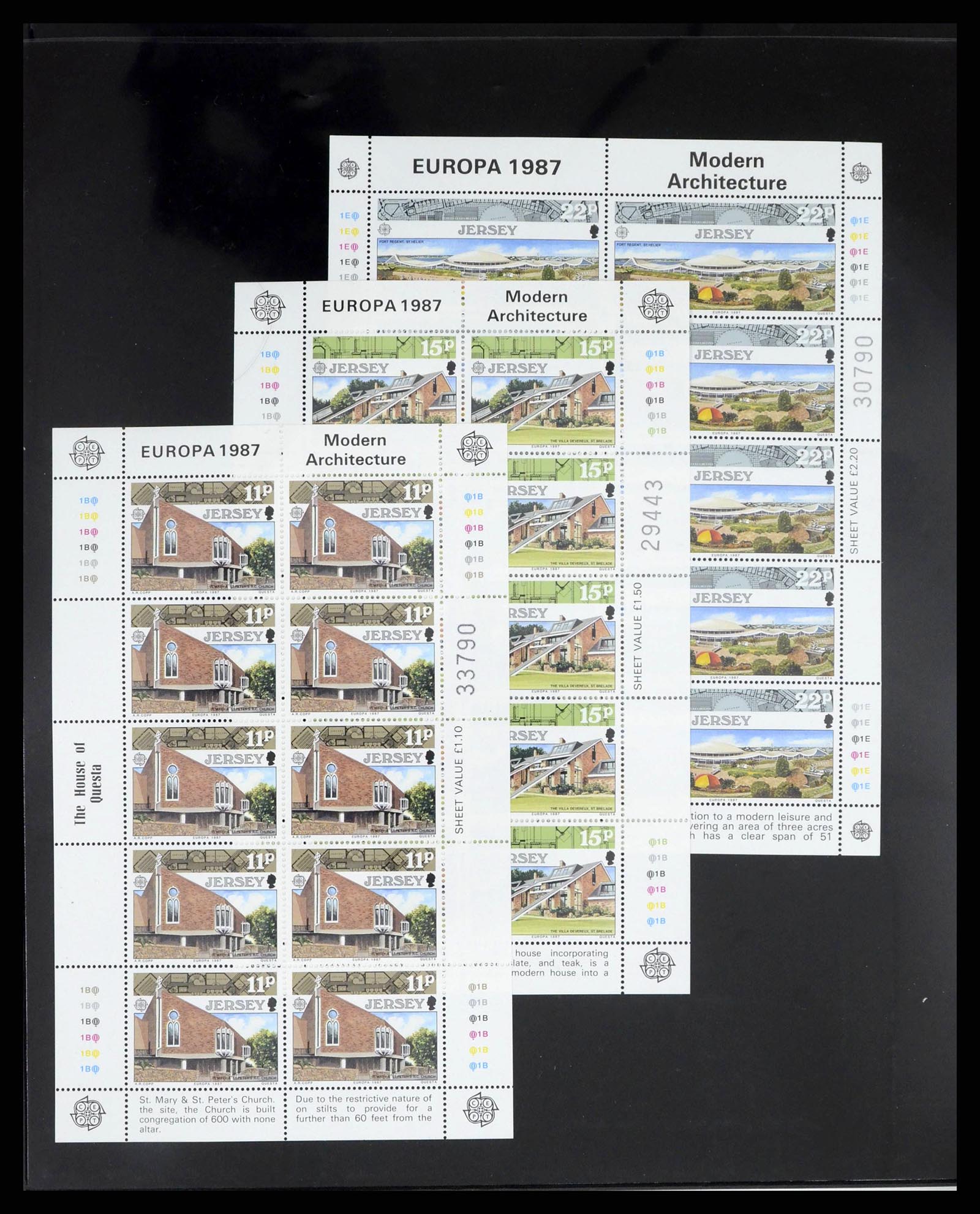38284 0016 - Postzegelverzameling 38284 Jersey 1975-2000.