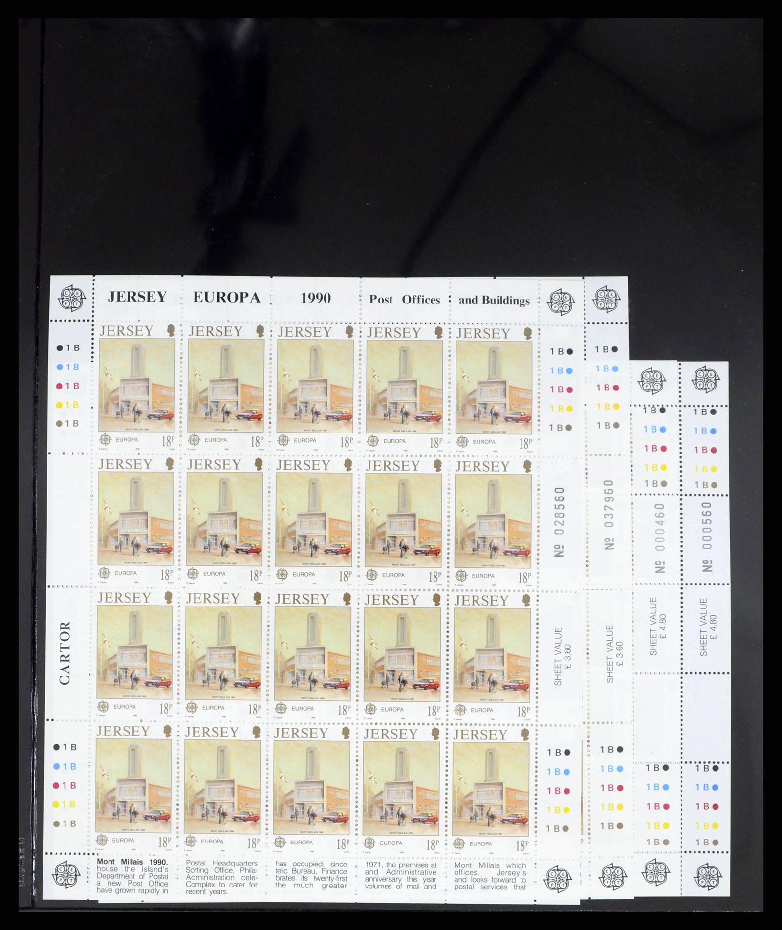 38284 0019 - Postzegelverzameling 38284 Jersey 1975-2000.