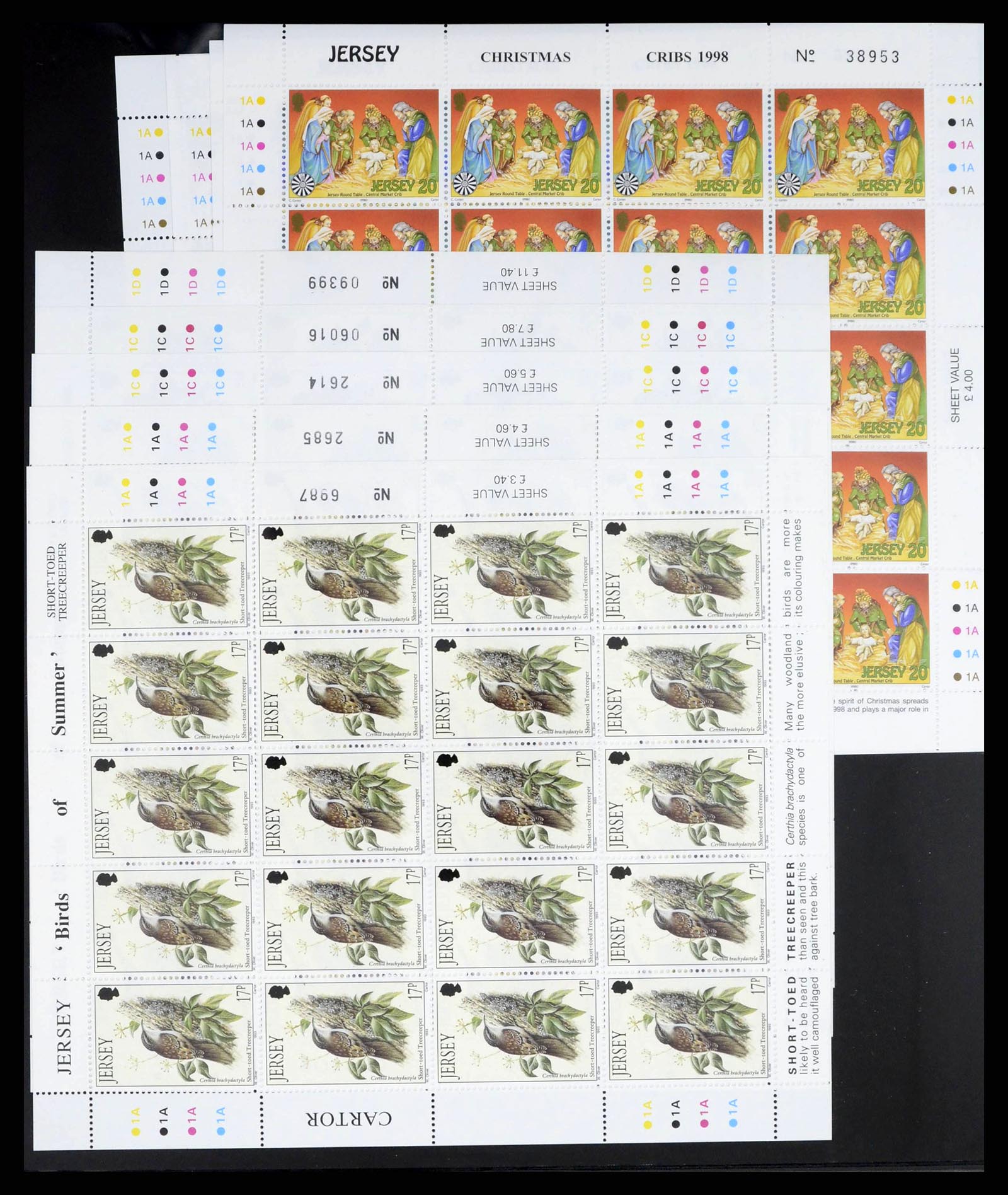 38284 0024 - Postzegelverzameling 38284 Jersey 1975-2000.