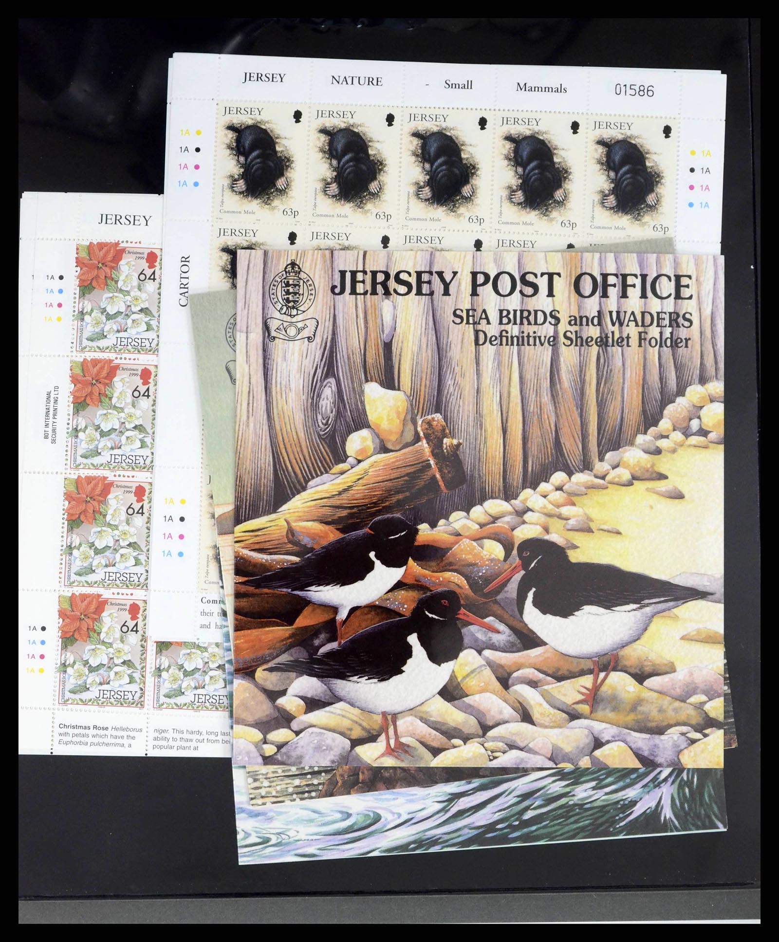38284 0030 - Postzegelverzameling 38284 Jersey 1975-2000.