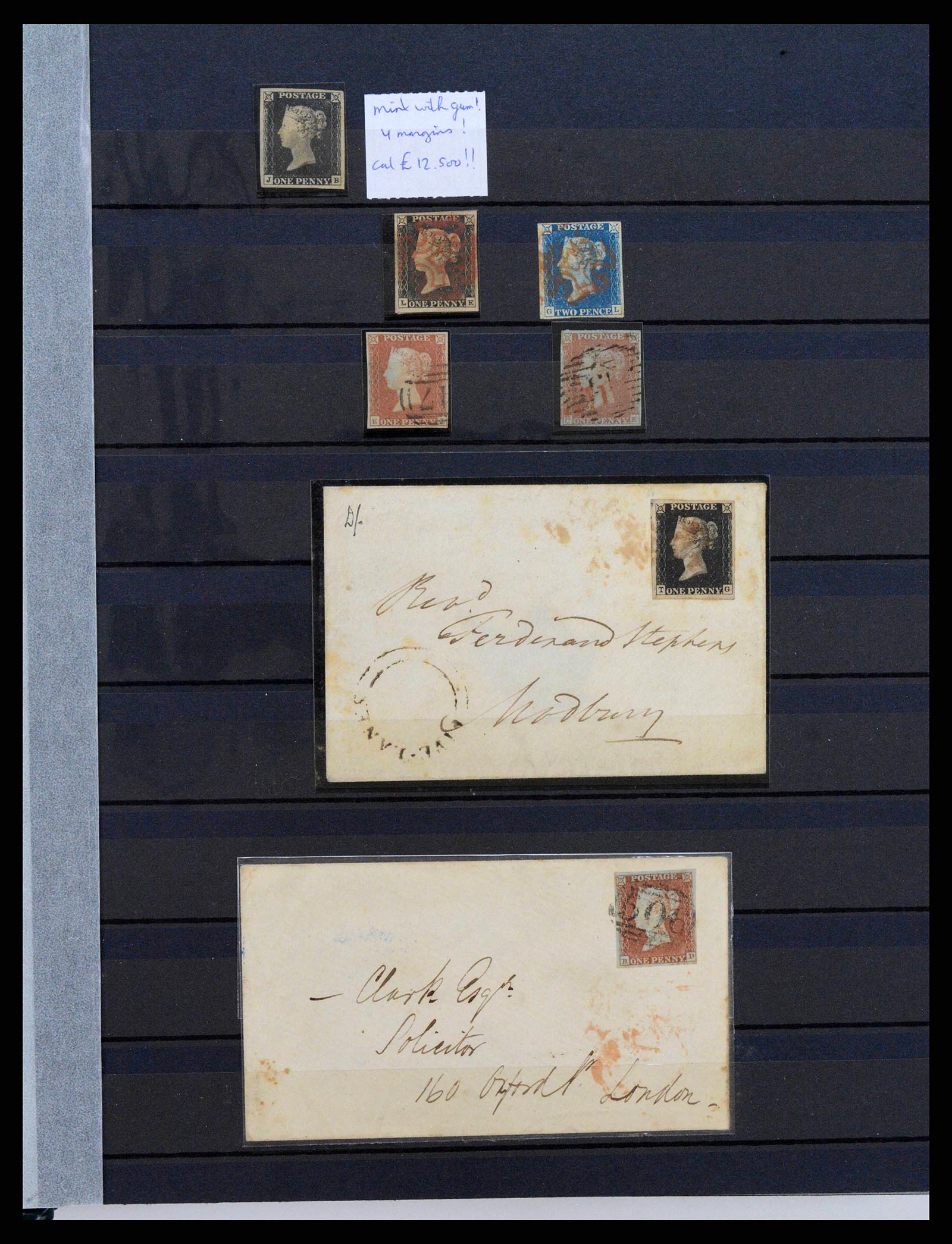 38290 0002 - Stamp collection 38290 Great Britain 1840-1900.