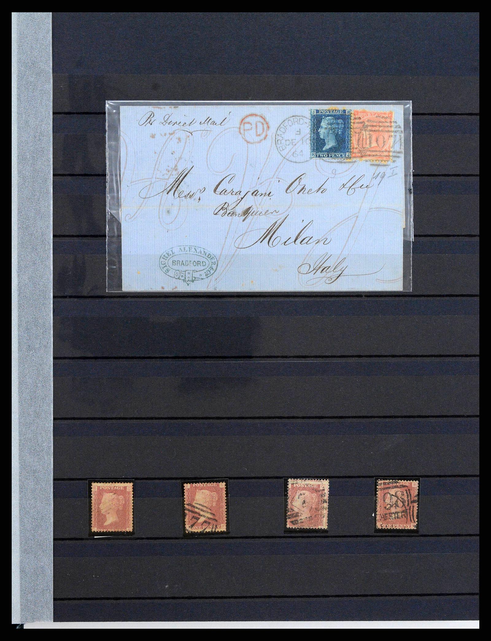 38290 0006 - Stamp collection 38290 Great Britain 1840-1900.