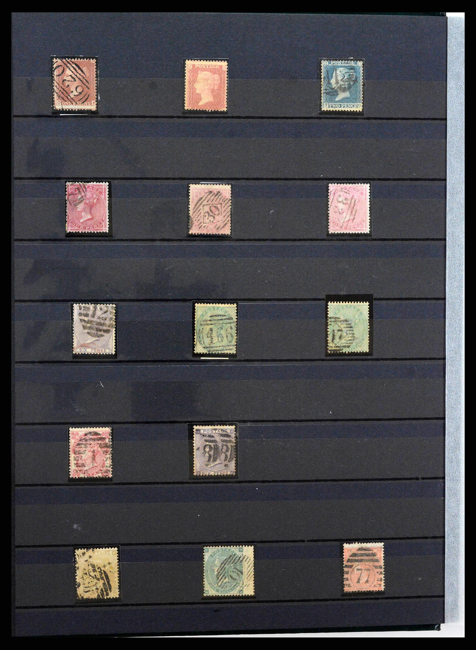 38290 0007 - Postzegelverzameling 38290 Engeland 1840-1900.