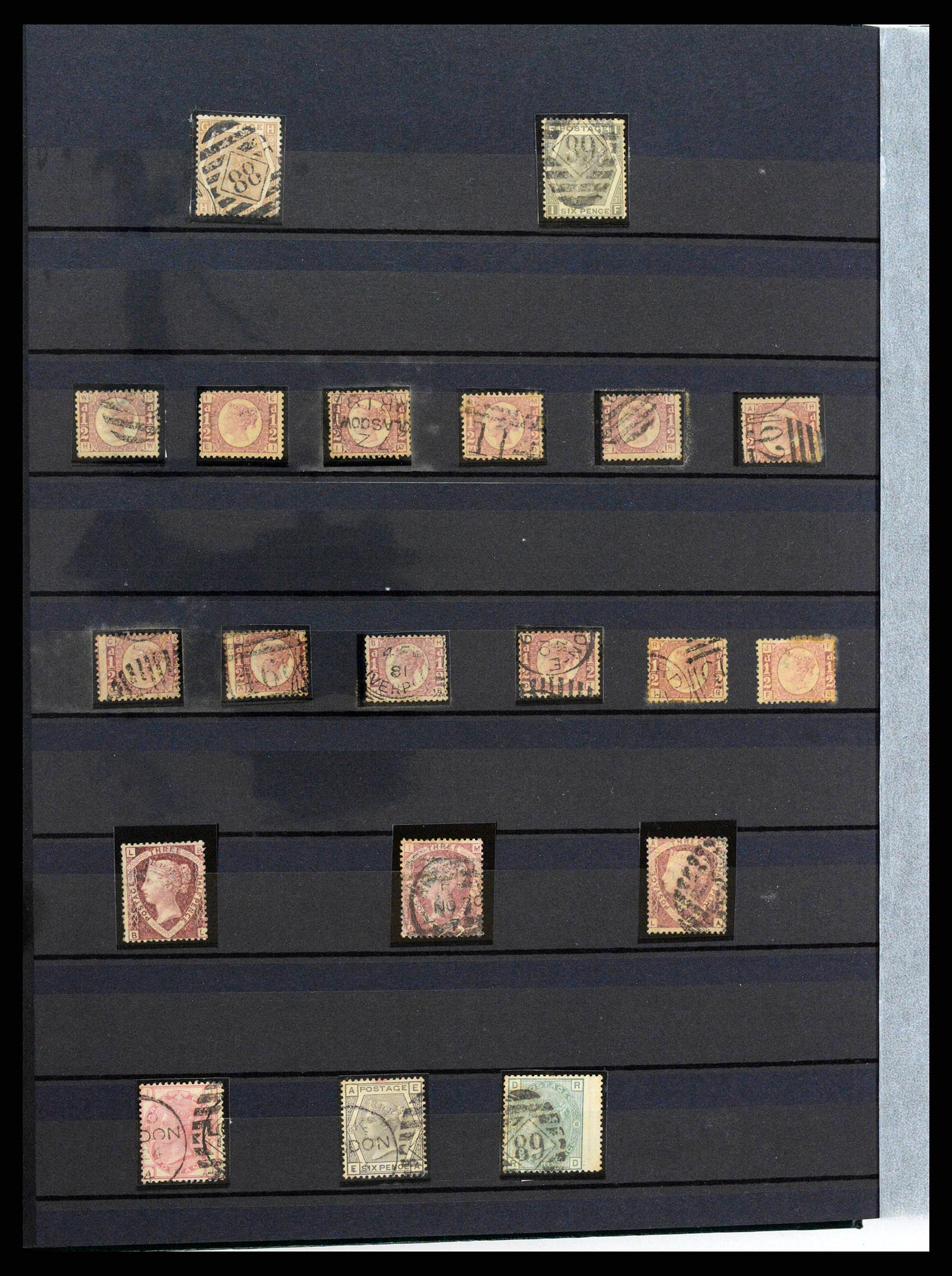 38290 0012 - Postzegelverzameling 38290 Engeland 1840-1900.