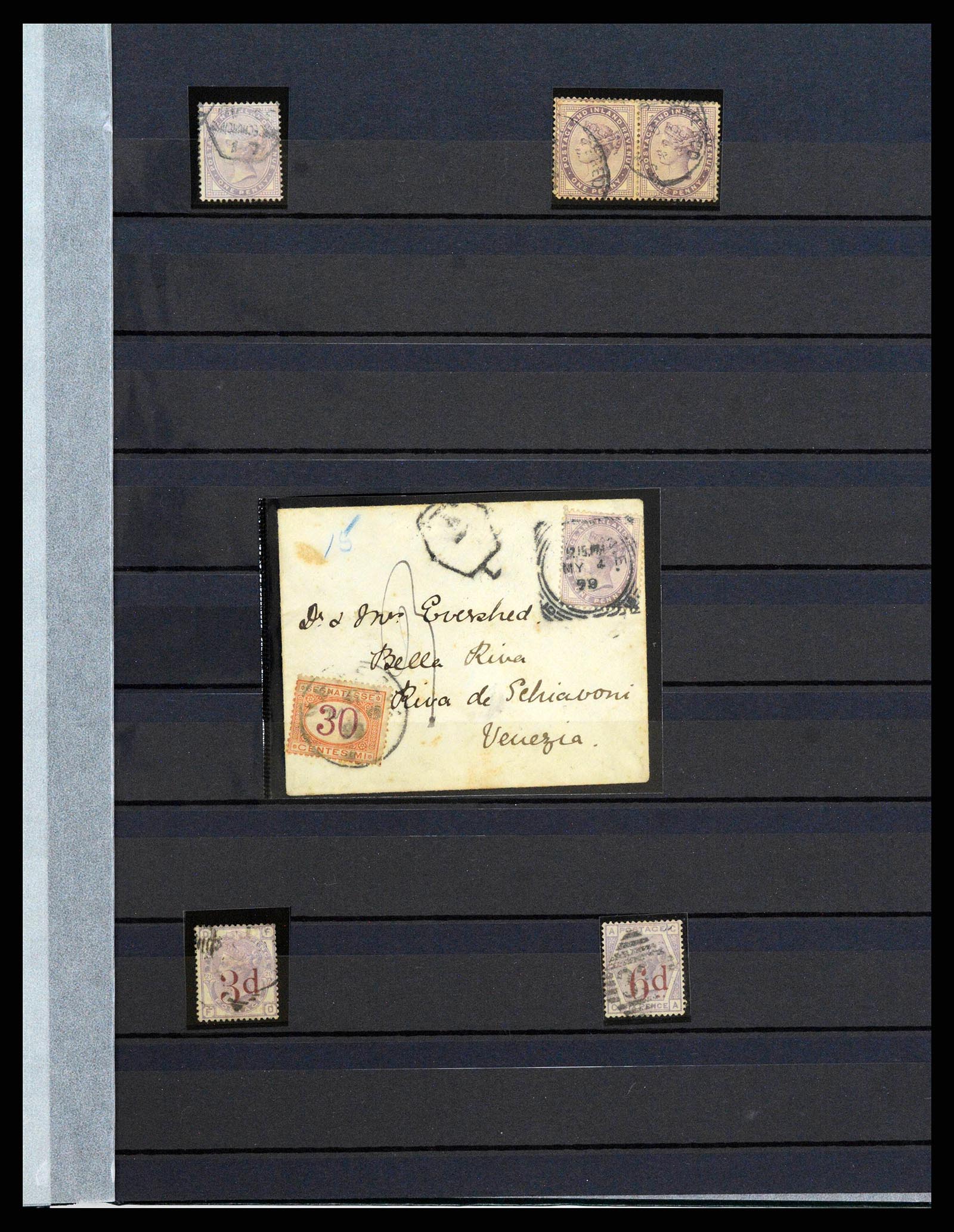 38290 0014 - Postzegelverzameling 38290 Engeland 1840-1900.