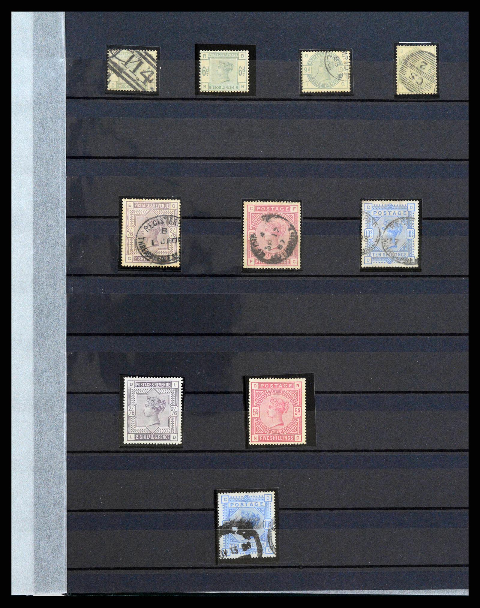 38290 0017 - Postzegelverzameling 38290 Engeland 1840-1900.
