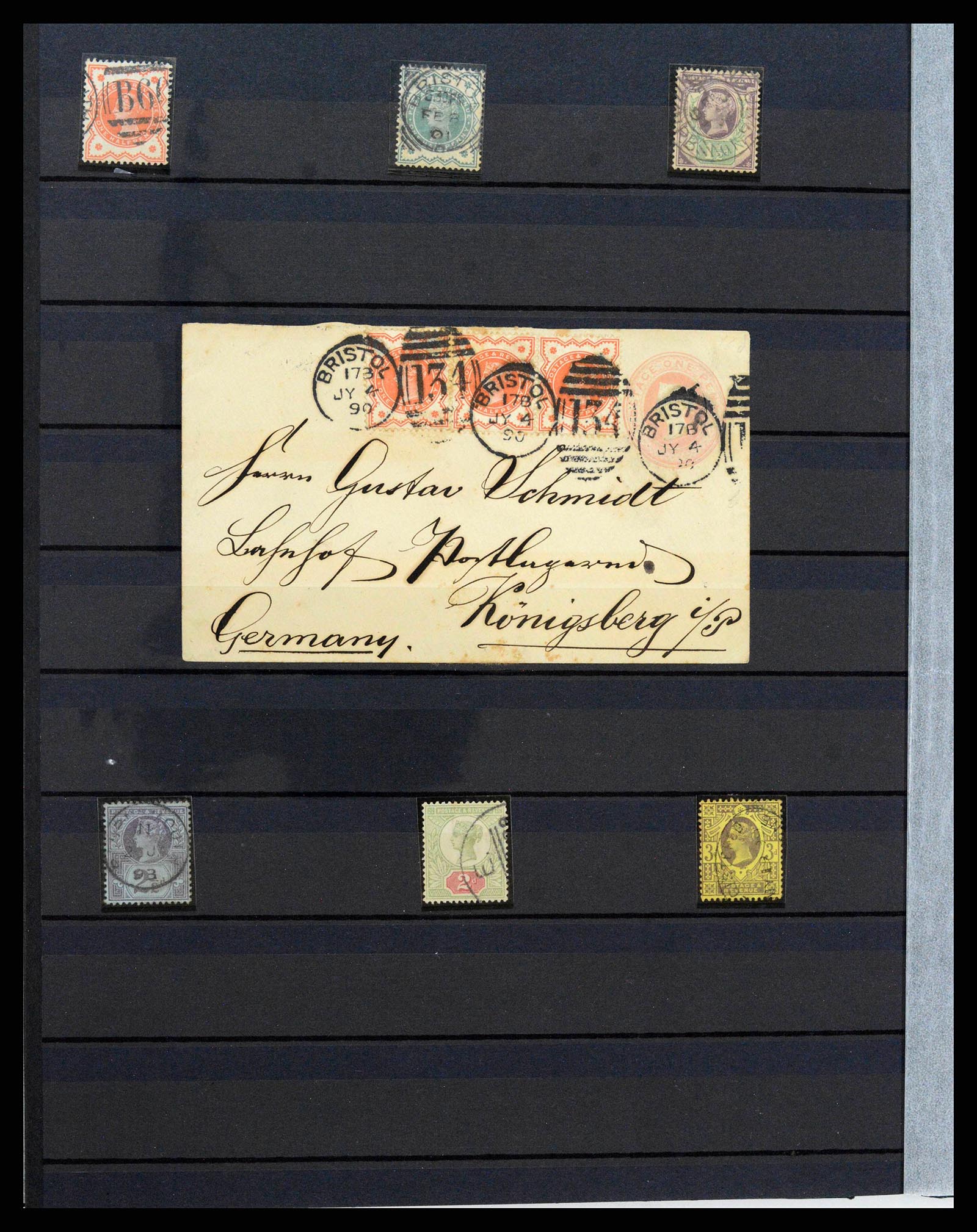 38290 0020 - Postzegelverzameling 38290 Engeland 1840-1900.