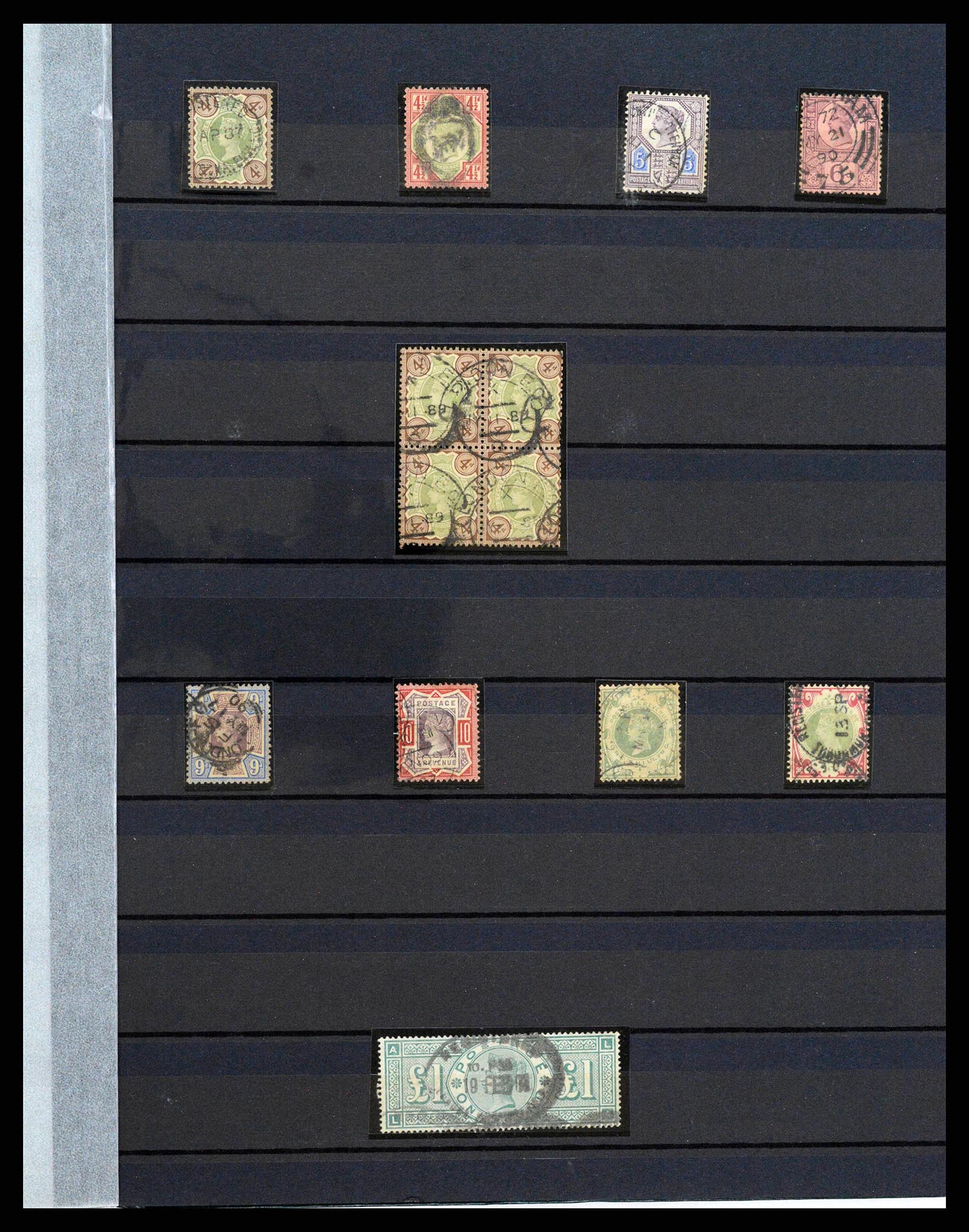 38290 0021 - Postzegelverzameling 38290 Engeland 1840-1900.