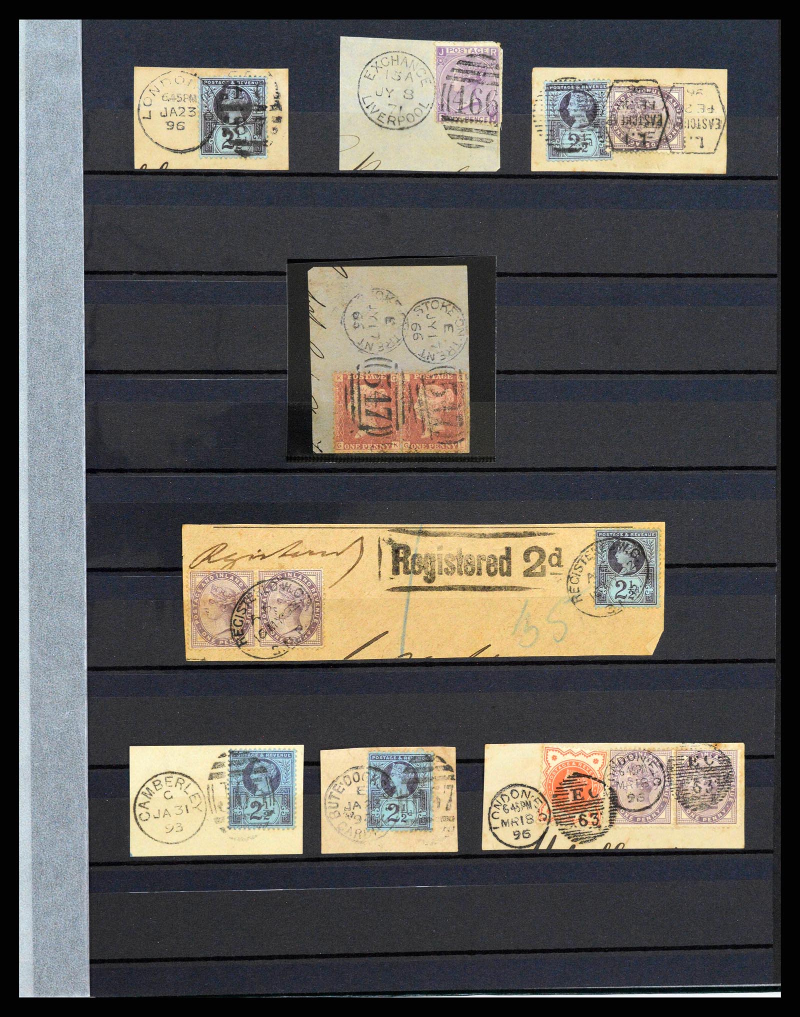 38290 0022 - Postzegelverzameling 38290 Engeland 1840-1900.