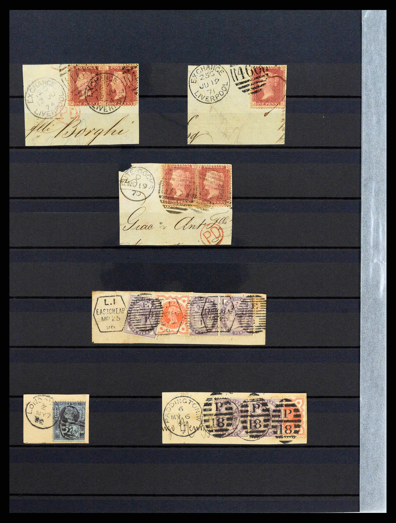 38290 0024 - Postzegelverzameling 38290 Engeland 1840-1900.