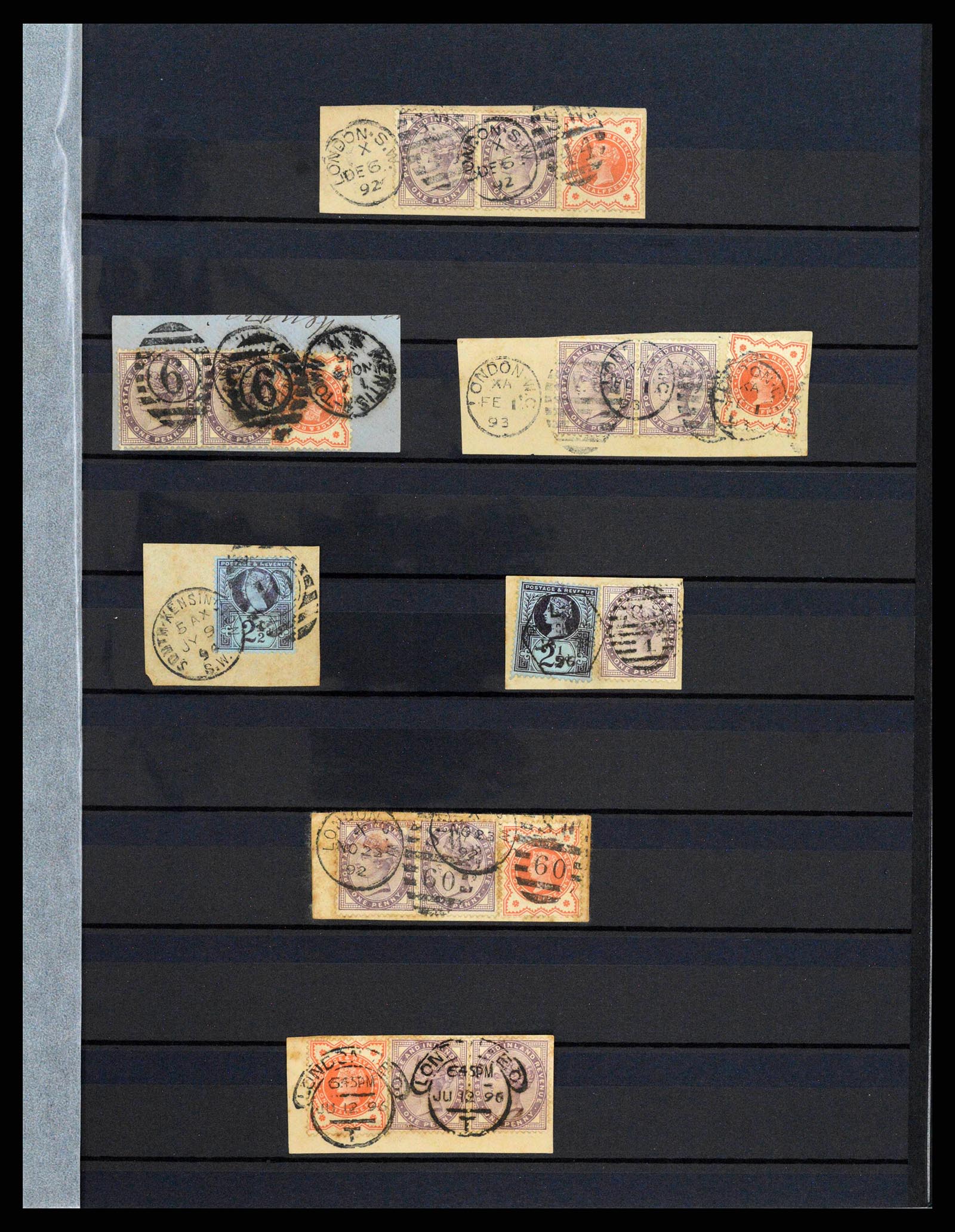 38290 0025 - Postzegelverzameling 38290 Engeland 1840-1900.