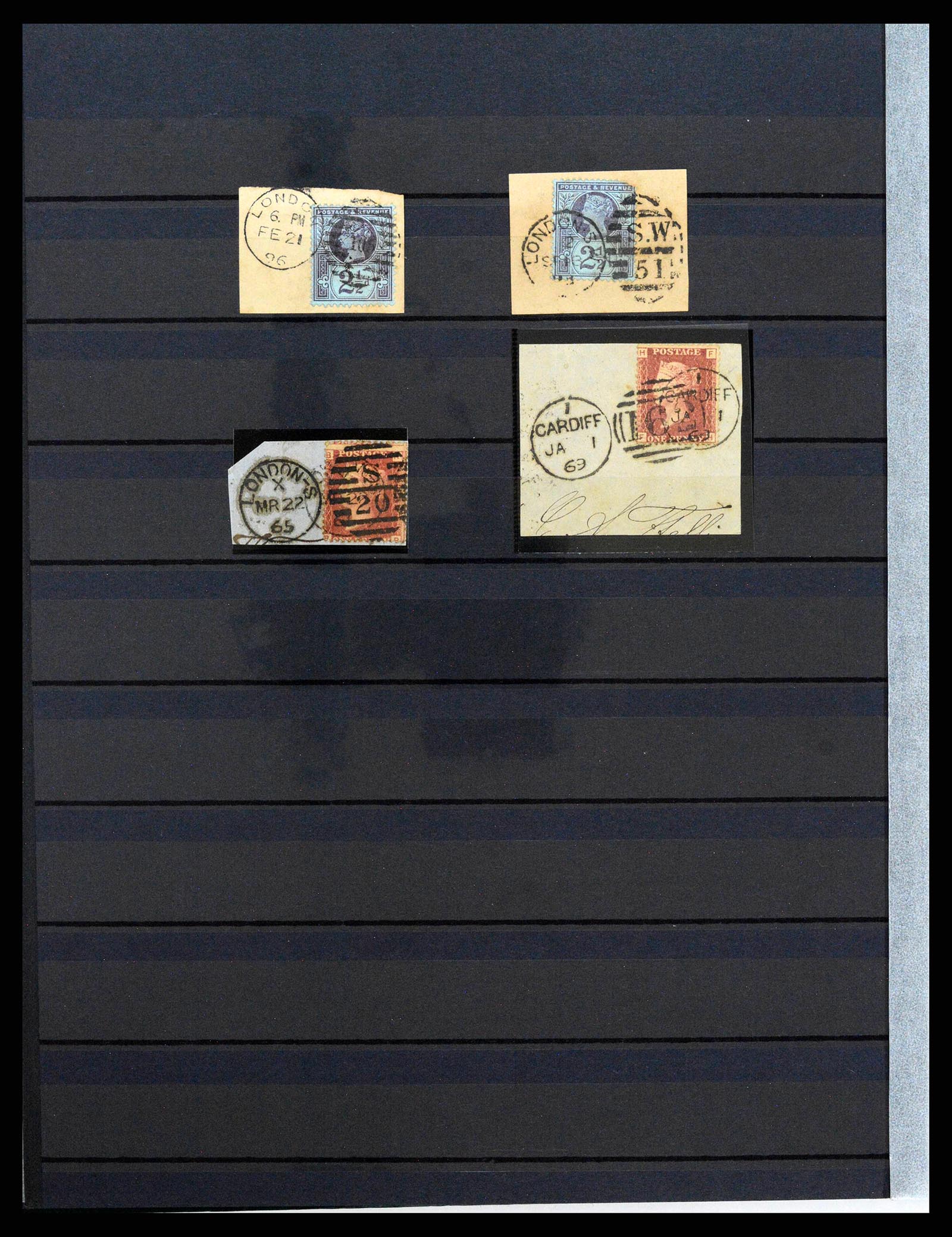 38290 0028 - Postzegelverzameling 38290 Engeland 1840-1900.