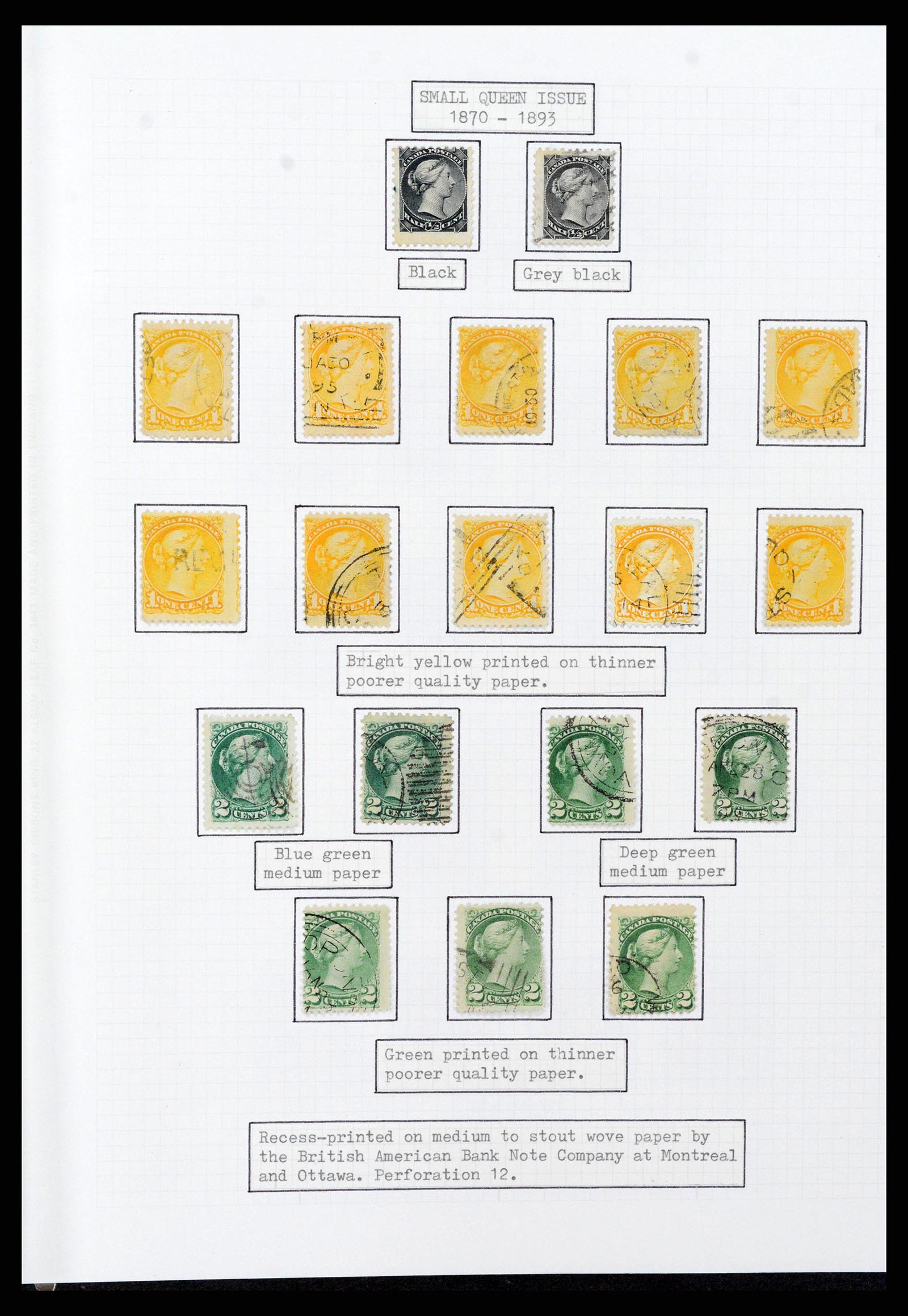 38293 0002 - Postzegelverzameling 38293 Canada 1852-1967.