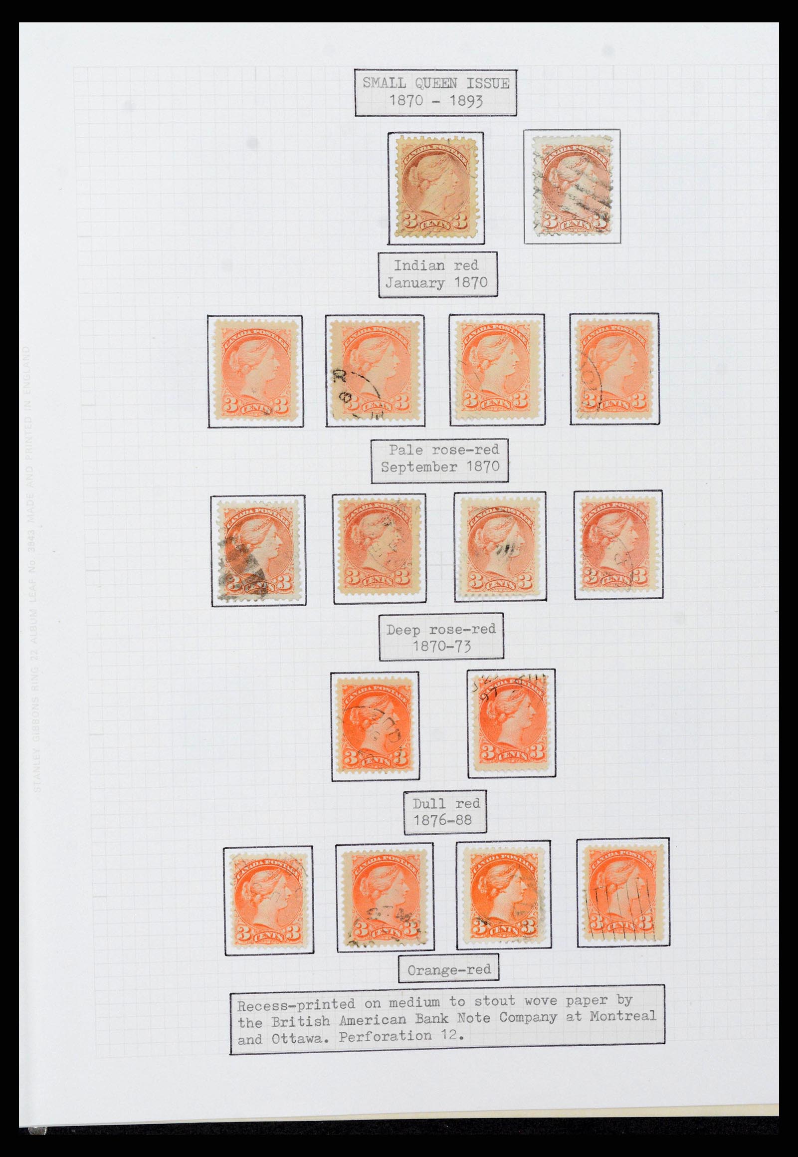38293 0003 - Postzegelverzameling 38293 Canada 1852-1967.