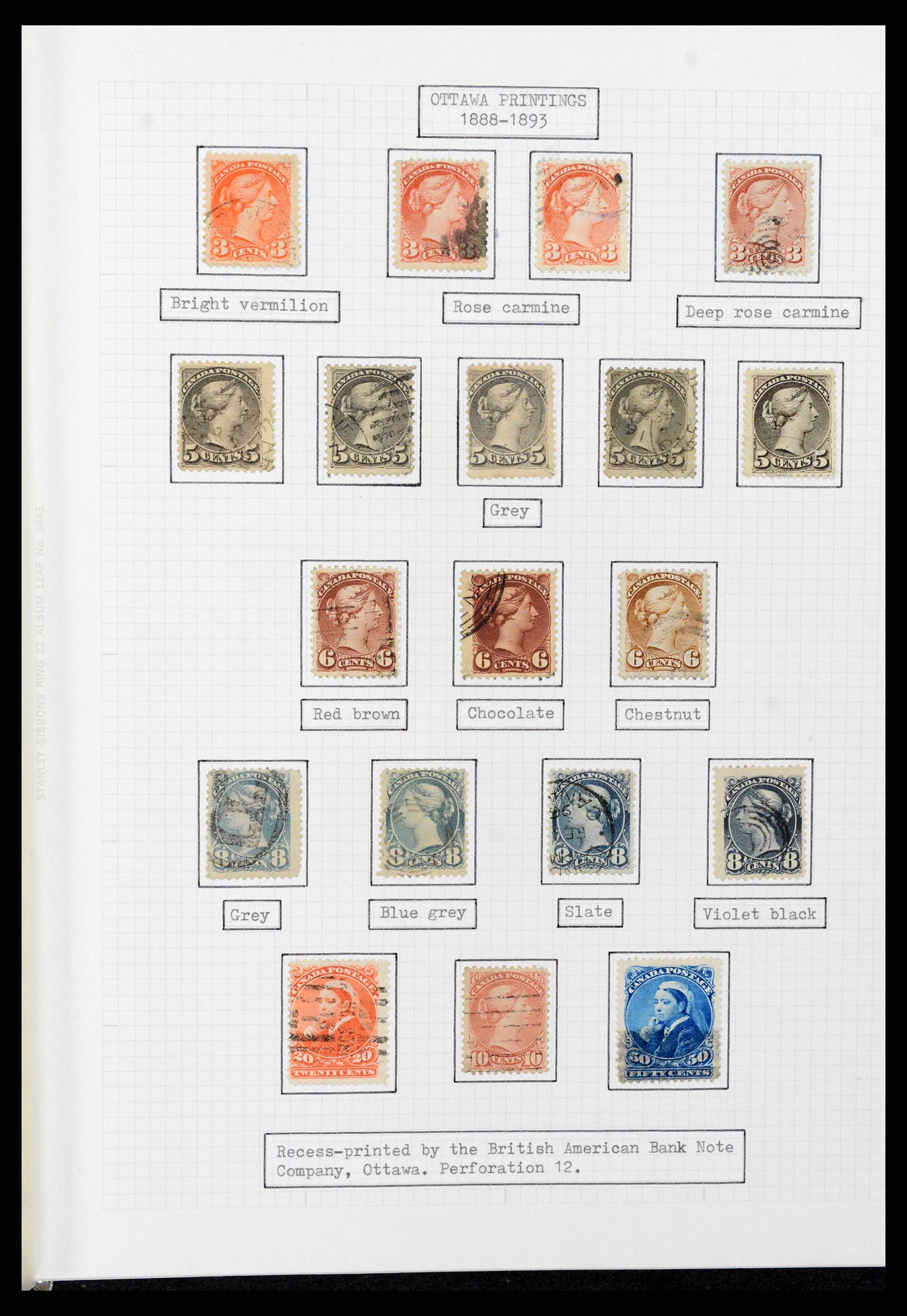 38293 0004 - Postzegelverzameling 38293 Canada 1852-1967.