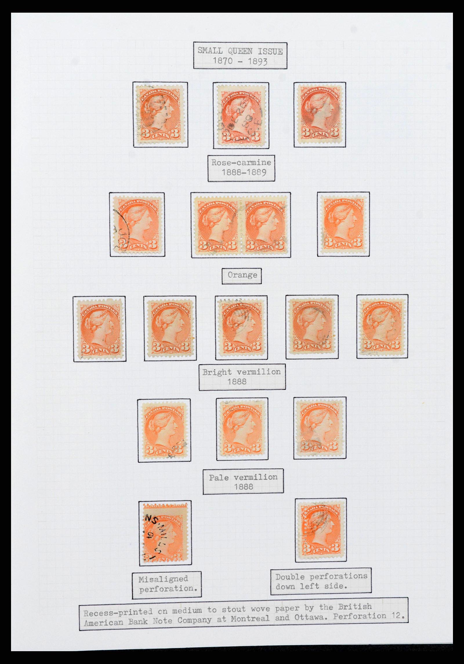 38293 0006 - Postzegelverzameling 38293 Canada 1852-1967.