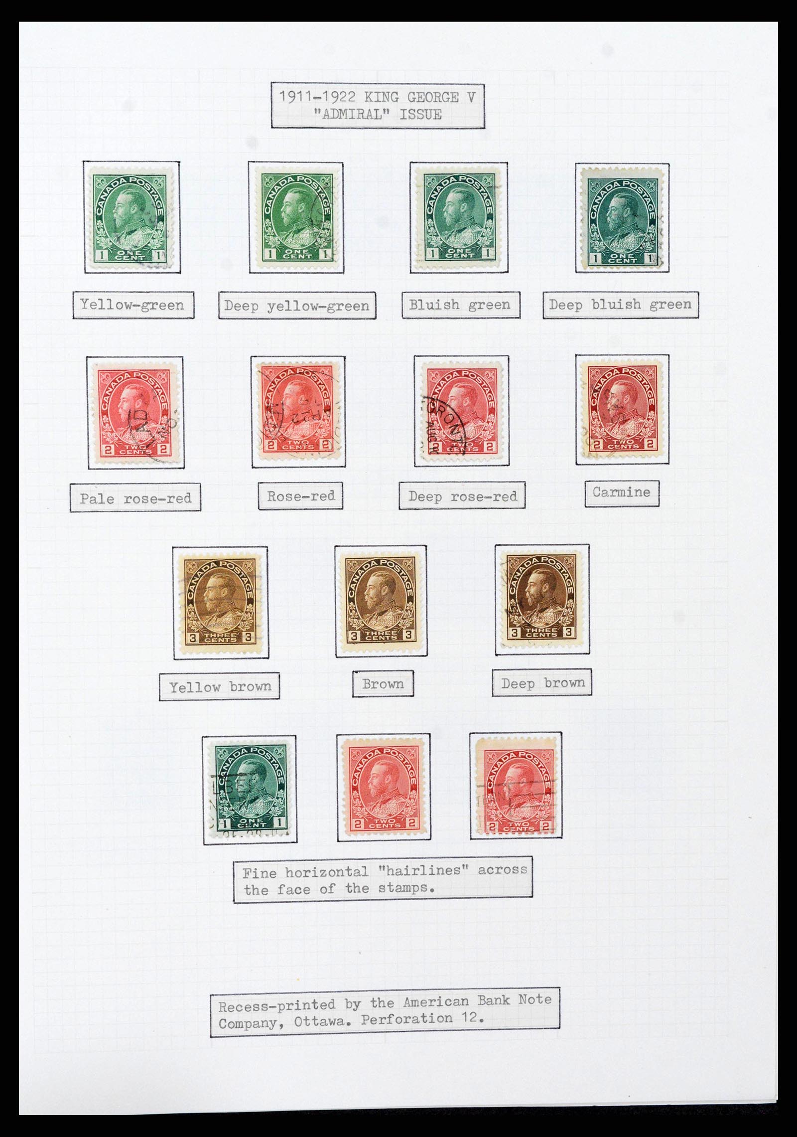 38293 0014 - Postzegelverzameling 38293 Canada 1852-1967.