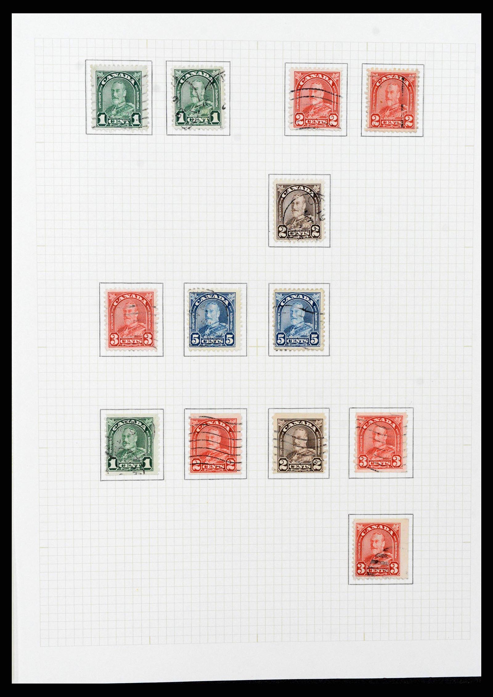 38293 0017 - Postzegelverzameling 38293 Canada 1852-1967.