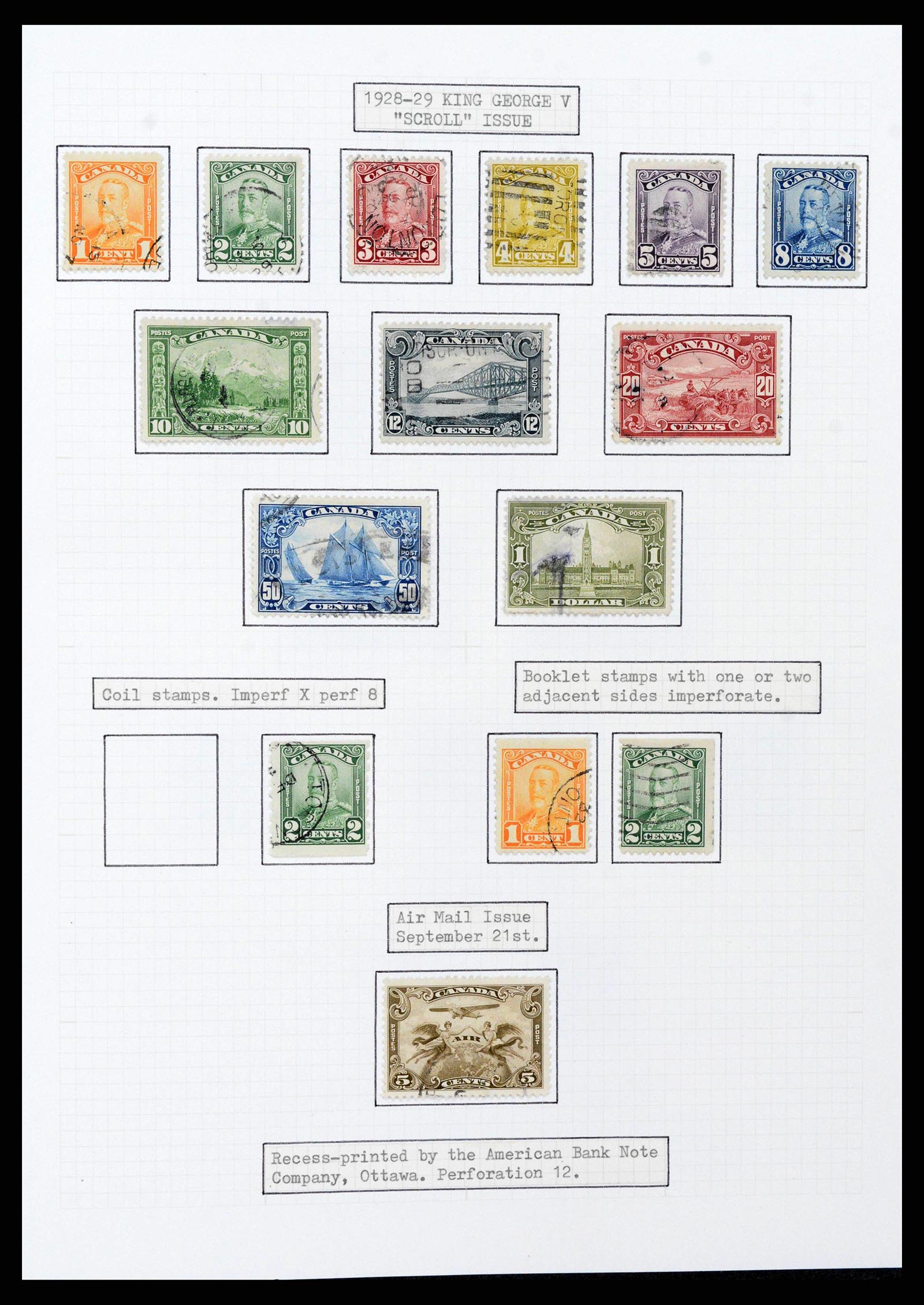 38293 0023 - Stamp collection 38293 Canada 1852-1967.