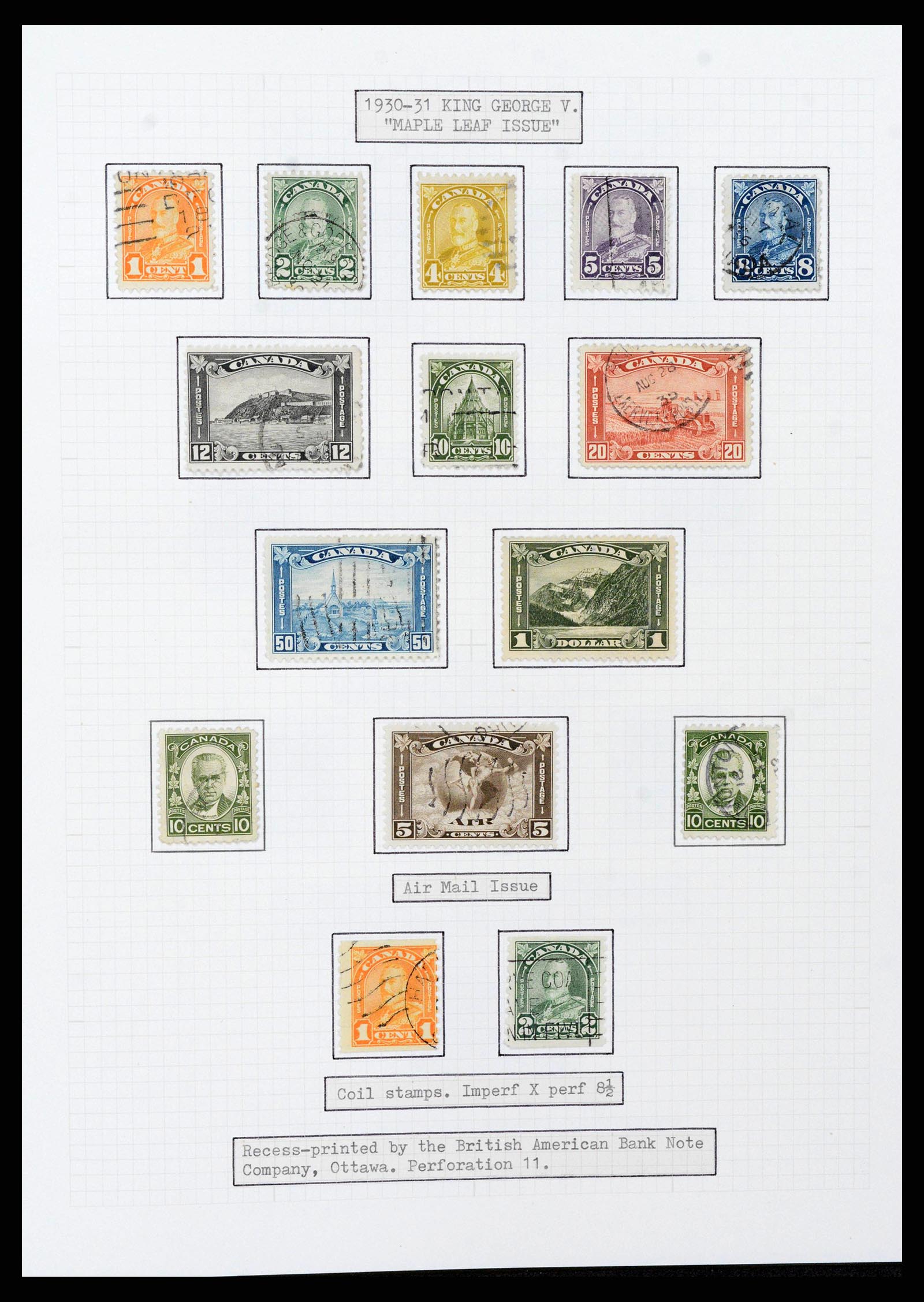 38293 0024 - Stamp collection 38293 Canada 1852-1967.