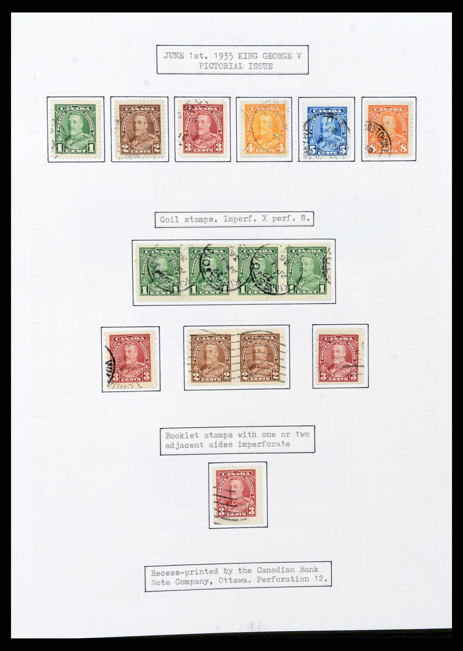 38293 0029 - Stamp collection 38293 Canada 1852-1967.
