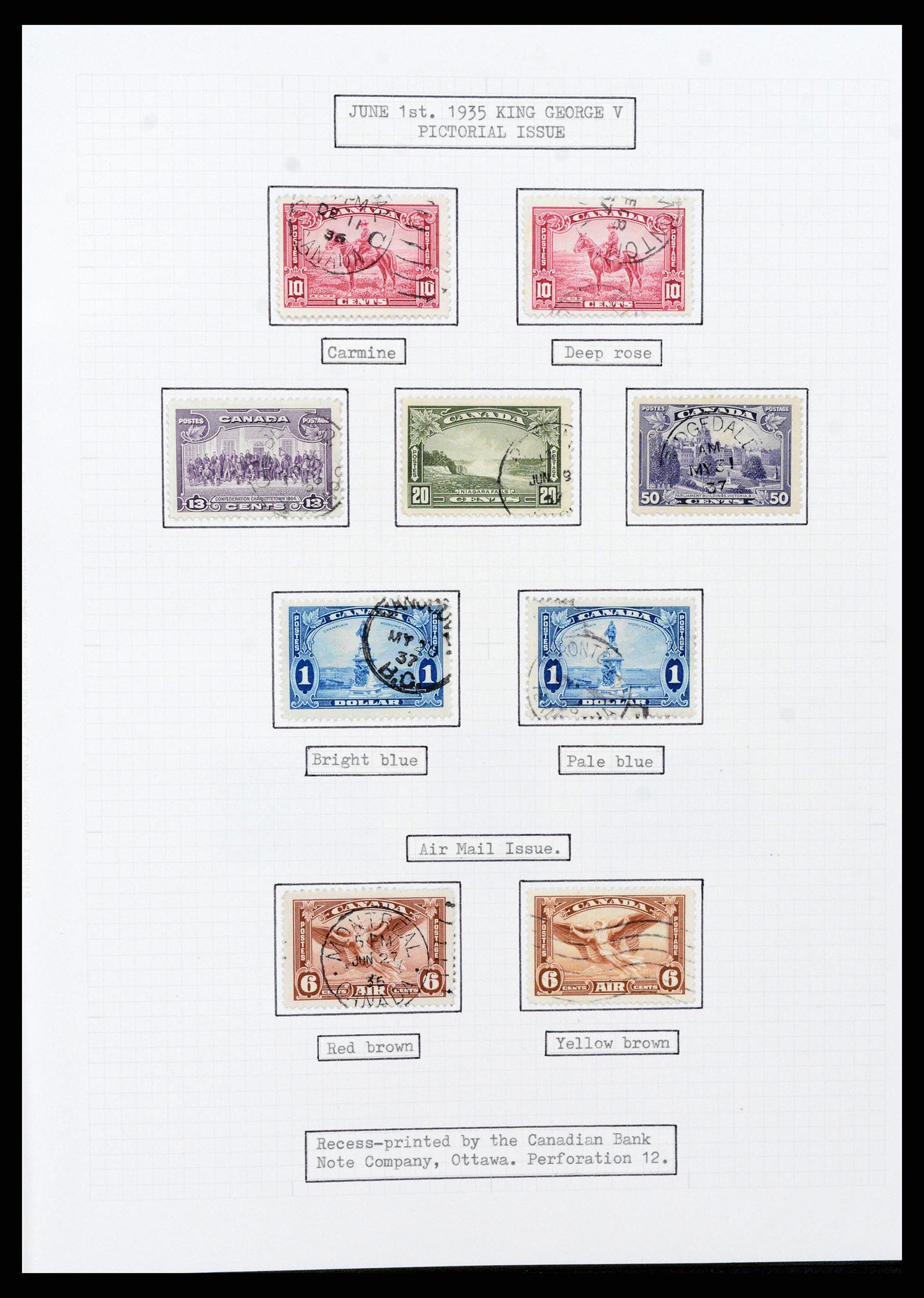 38293 0030 - Stamp collection 38293 Canada 1852-1967.
