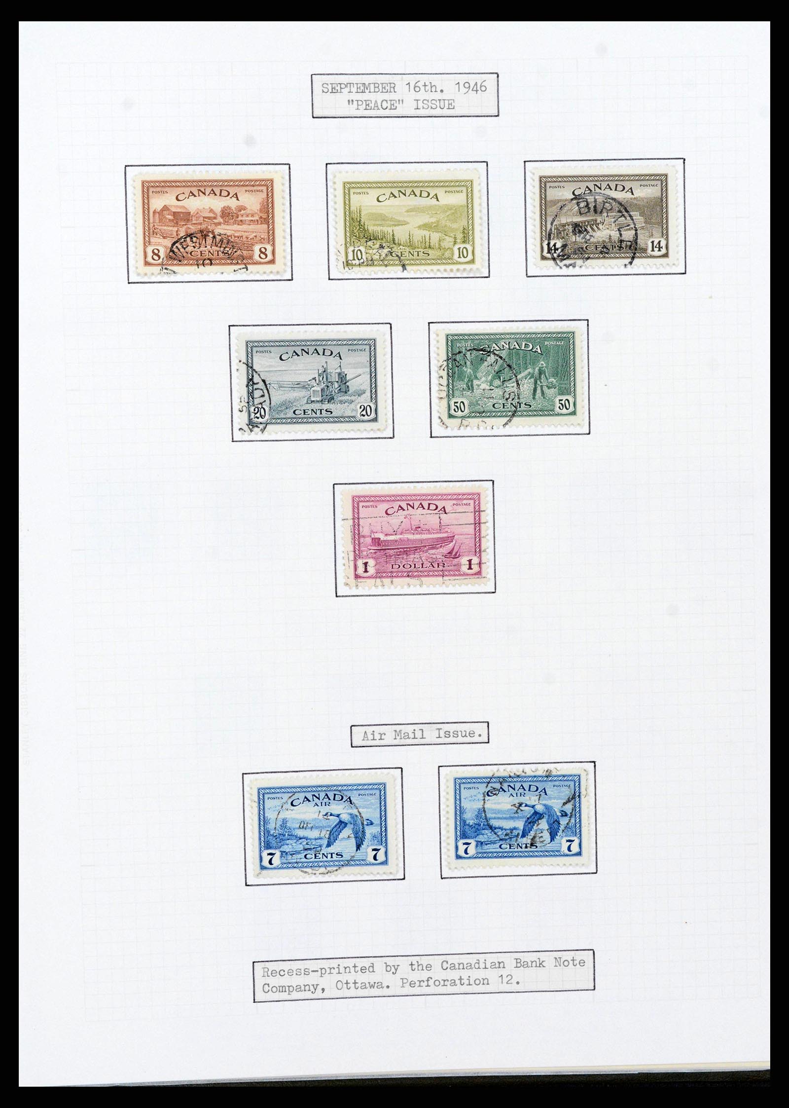 38293 0037 - Stamp collection 38293 Canada 1852-1967.