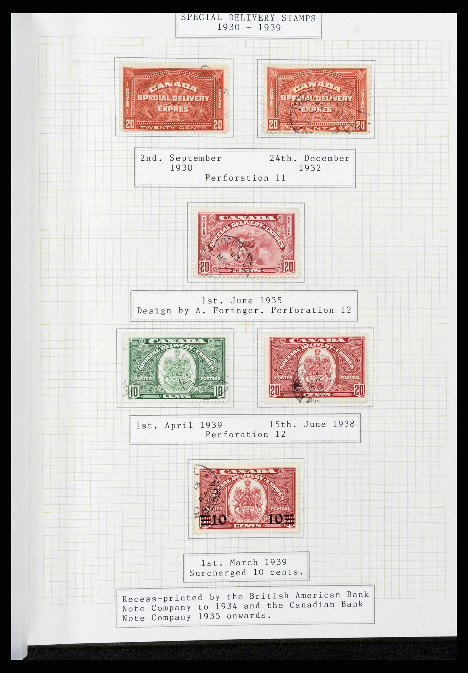 38293 0040 - Stamp collection 38293 Canada 1852-1967.