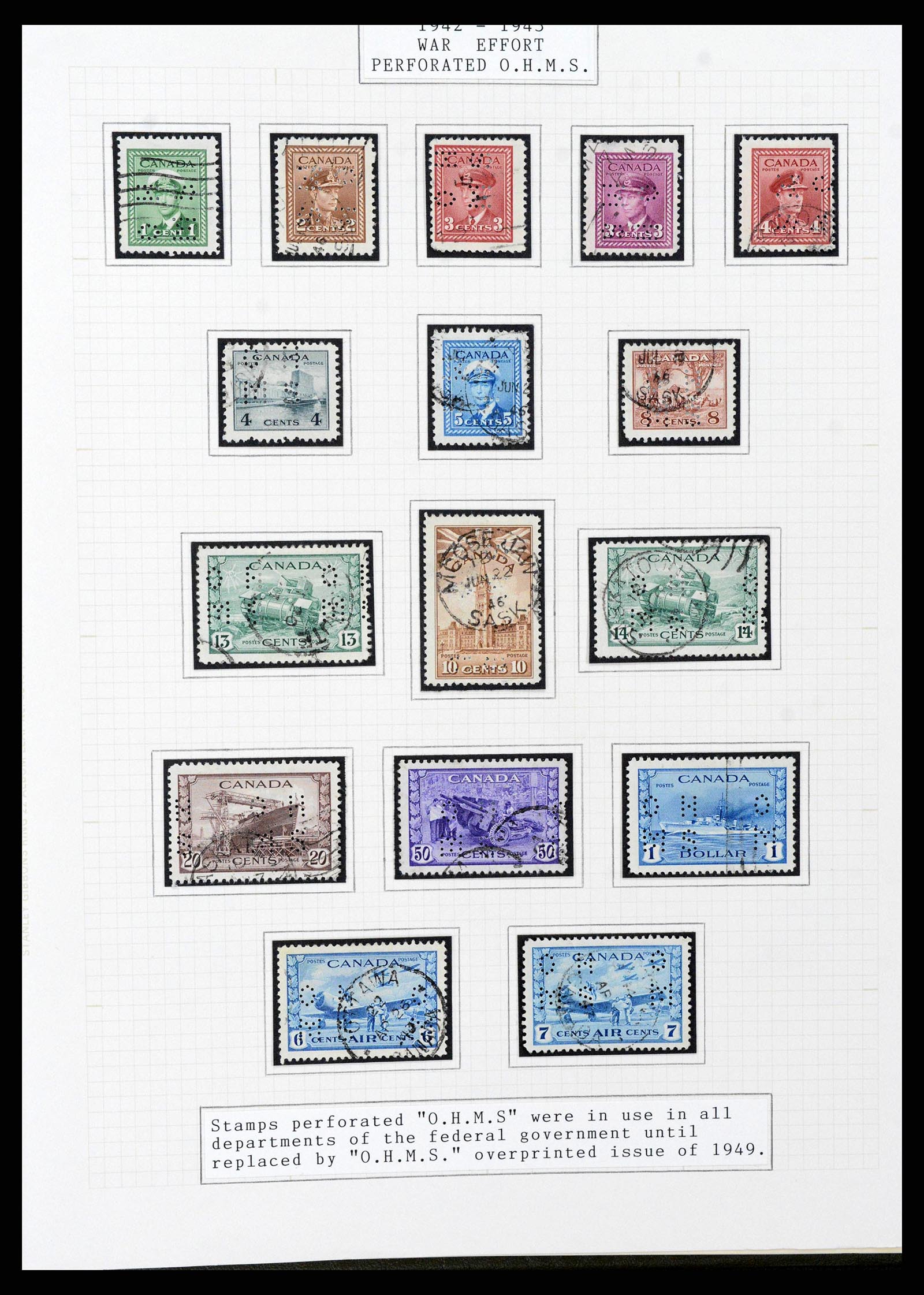 38293 0042 - Stamp collection 38293 Canada 1852-1967.