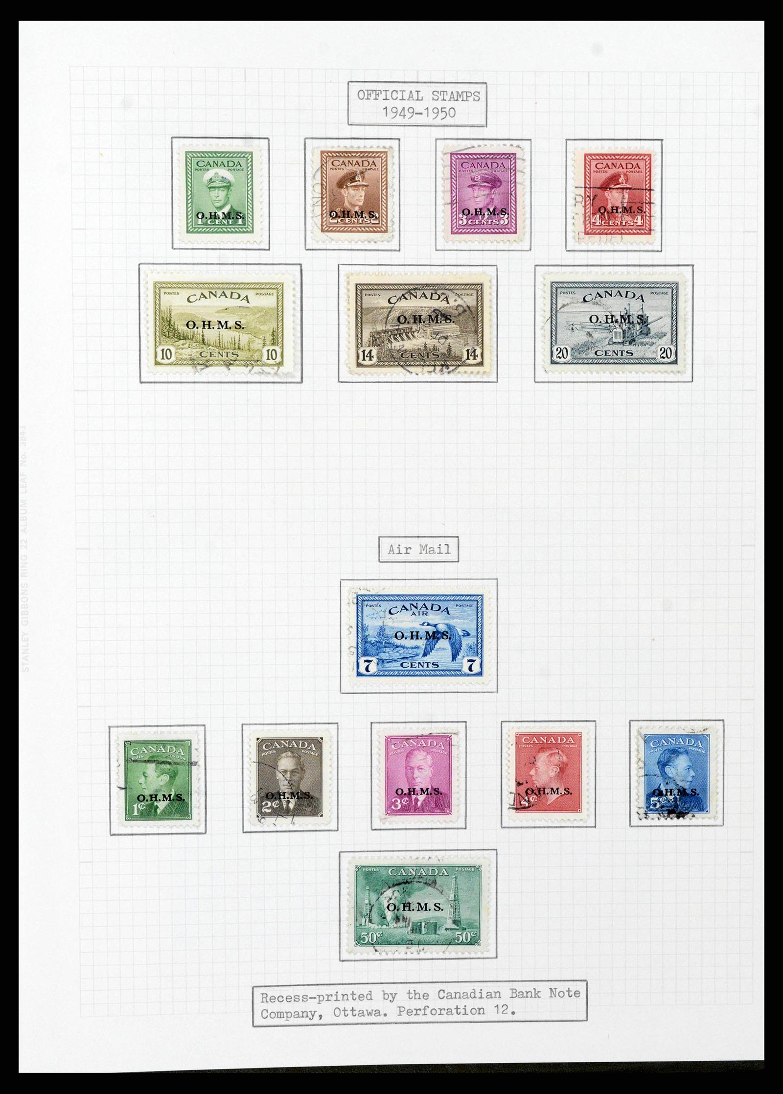 38293 0043 - Stamp collection 38293 Canada 1852-1967.